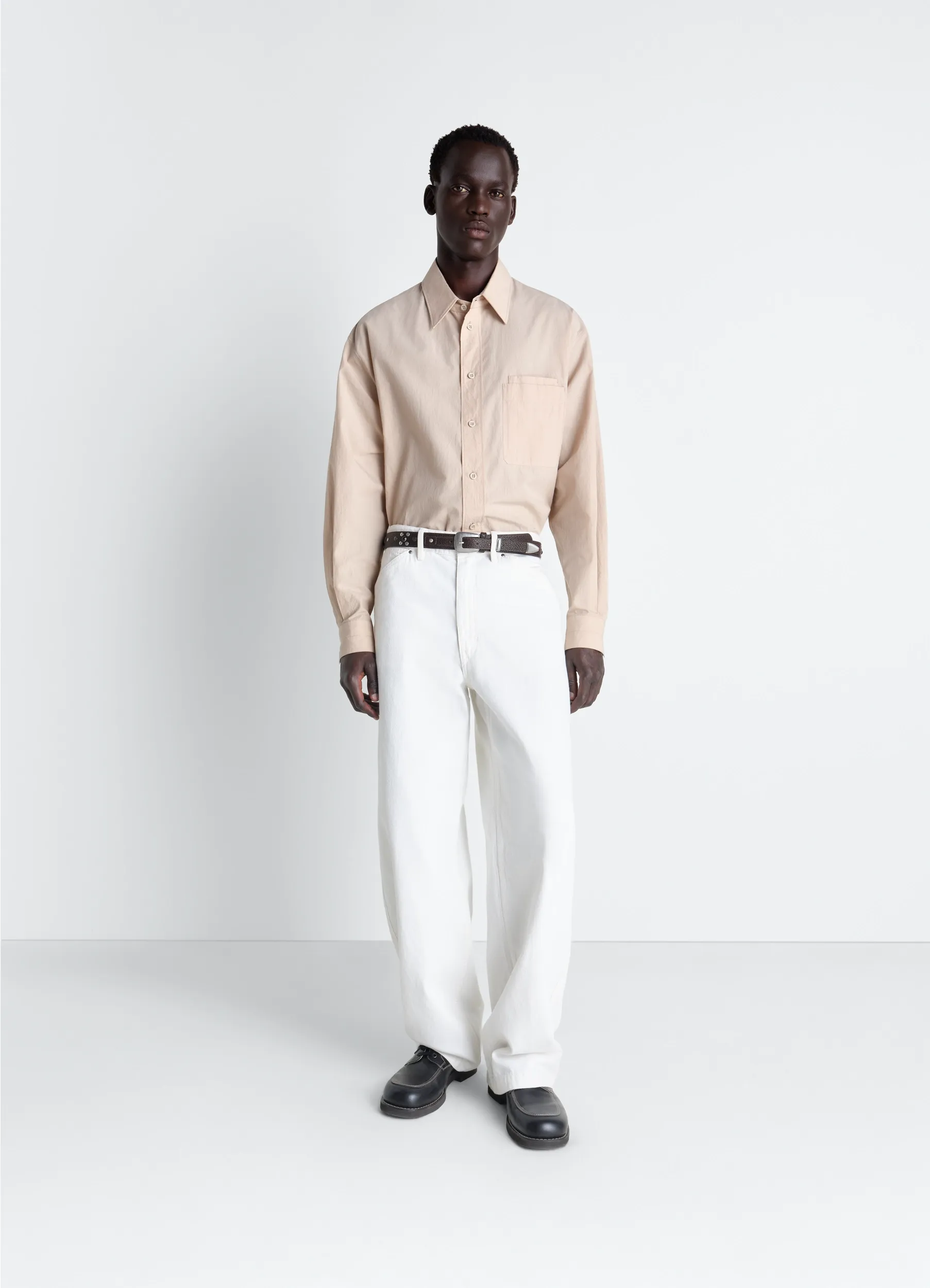 TWO POCKET SHIRT IN CREPE COTTON sold by Lemaire product image thumbnail 2