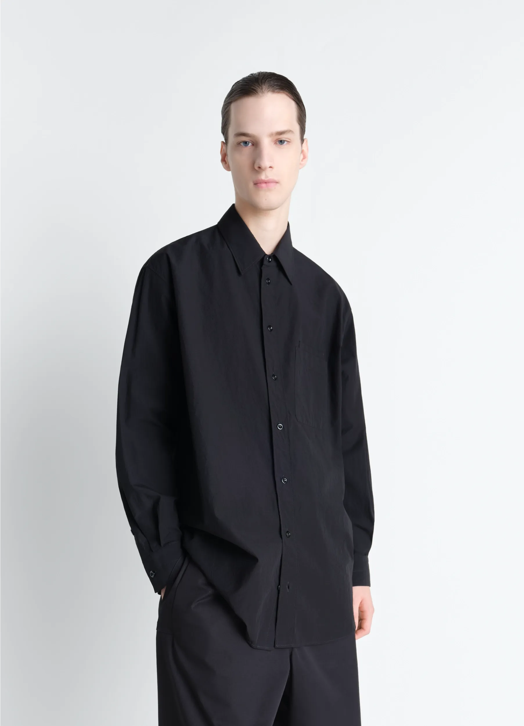 TWO POCKET SHIRT IN CREPE COTTON sold by Lemaire