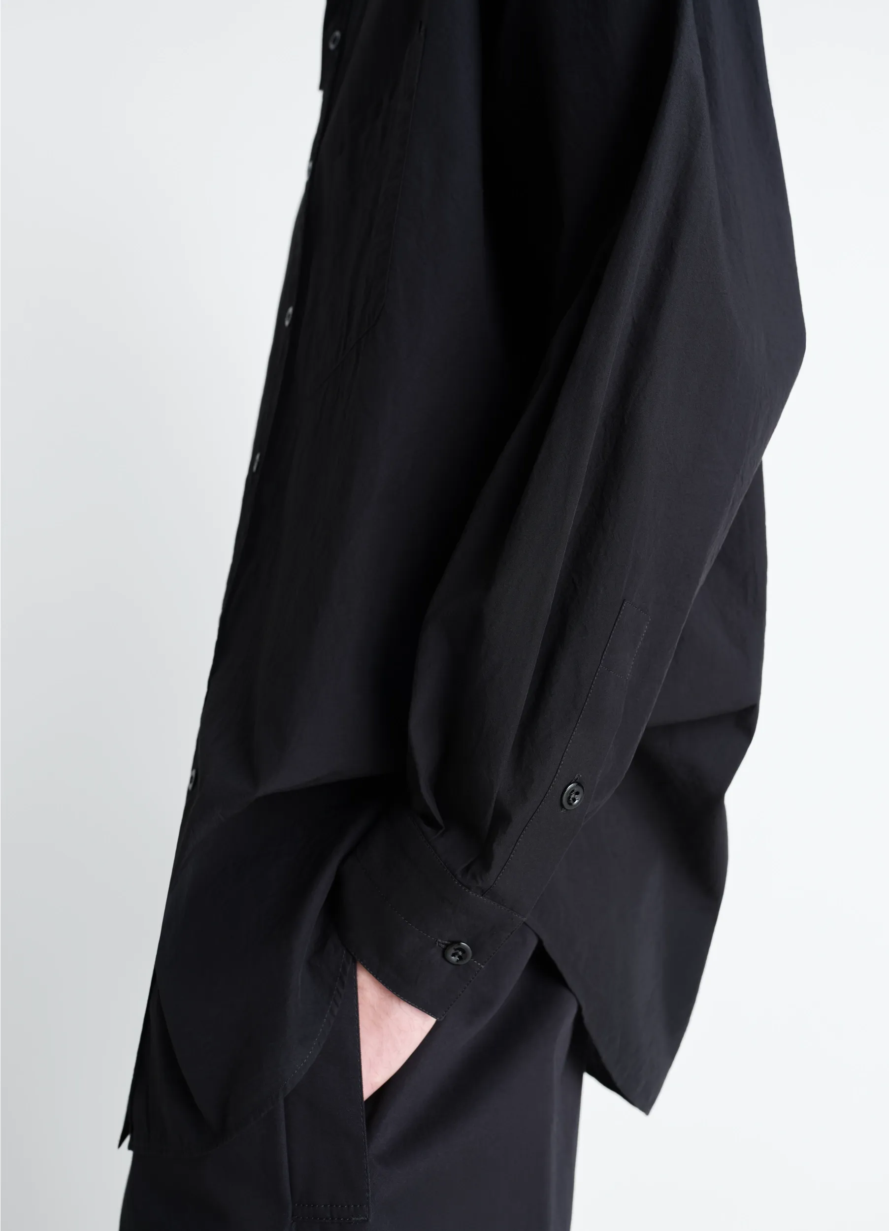 TWO POCKET SHIRT IN CREPE COTTON sold by Lemaire product image thumbnail 3