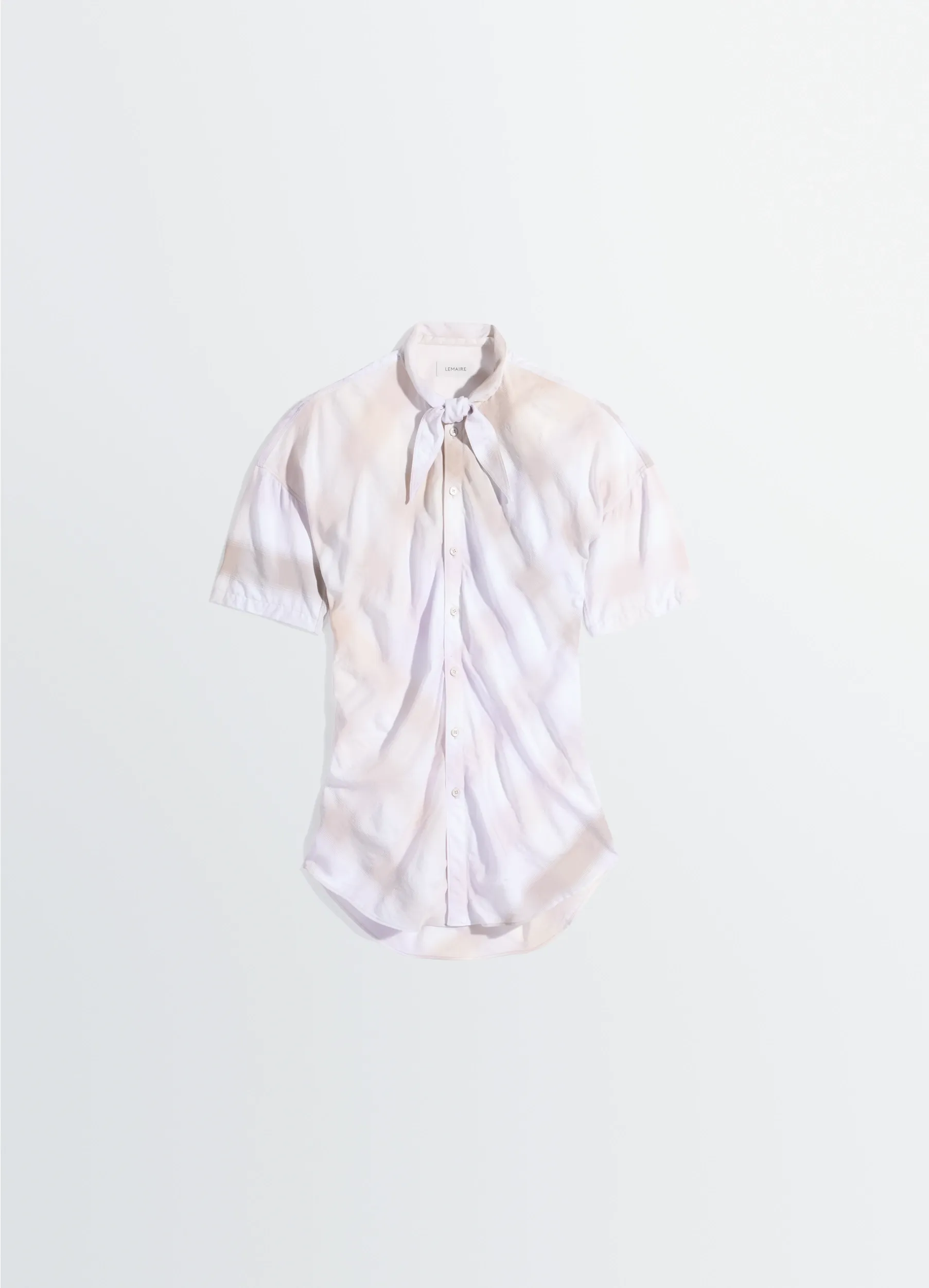 SHORT SLEEVE SHIRT WITH FOULARD IN VISCOSE COTTON sold by Lemaire product image thumbnail 5