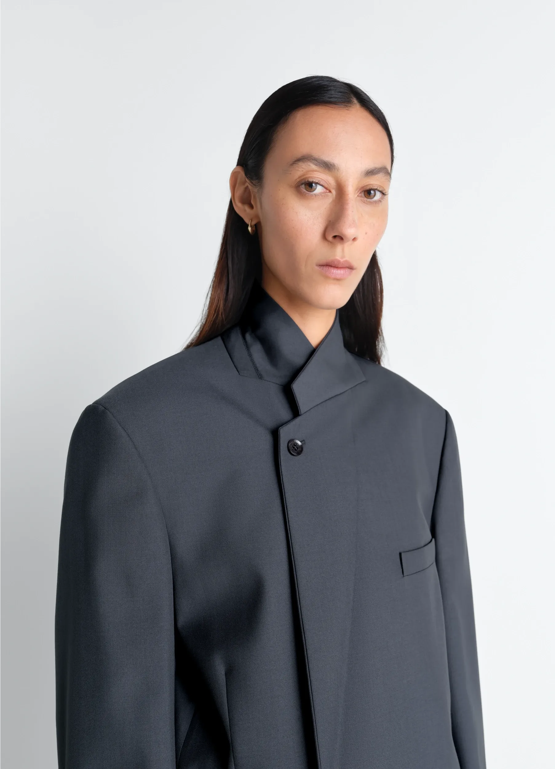 DOUBLE BREASTED TAILORED JACKET IN POLYWOOL sold by Lemaire product image thumbnail 4