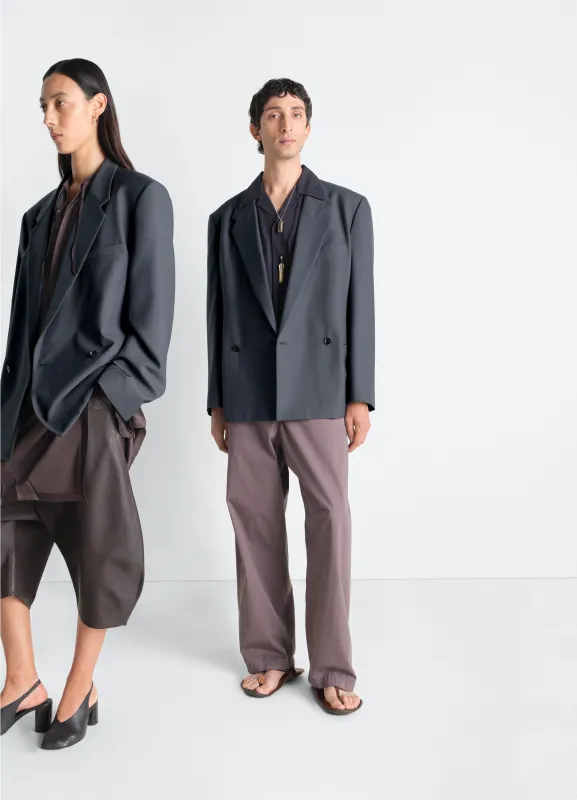 DOUBLE BREASTED TAILORED JACKET IN POLYWOOL made by Lemaire