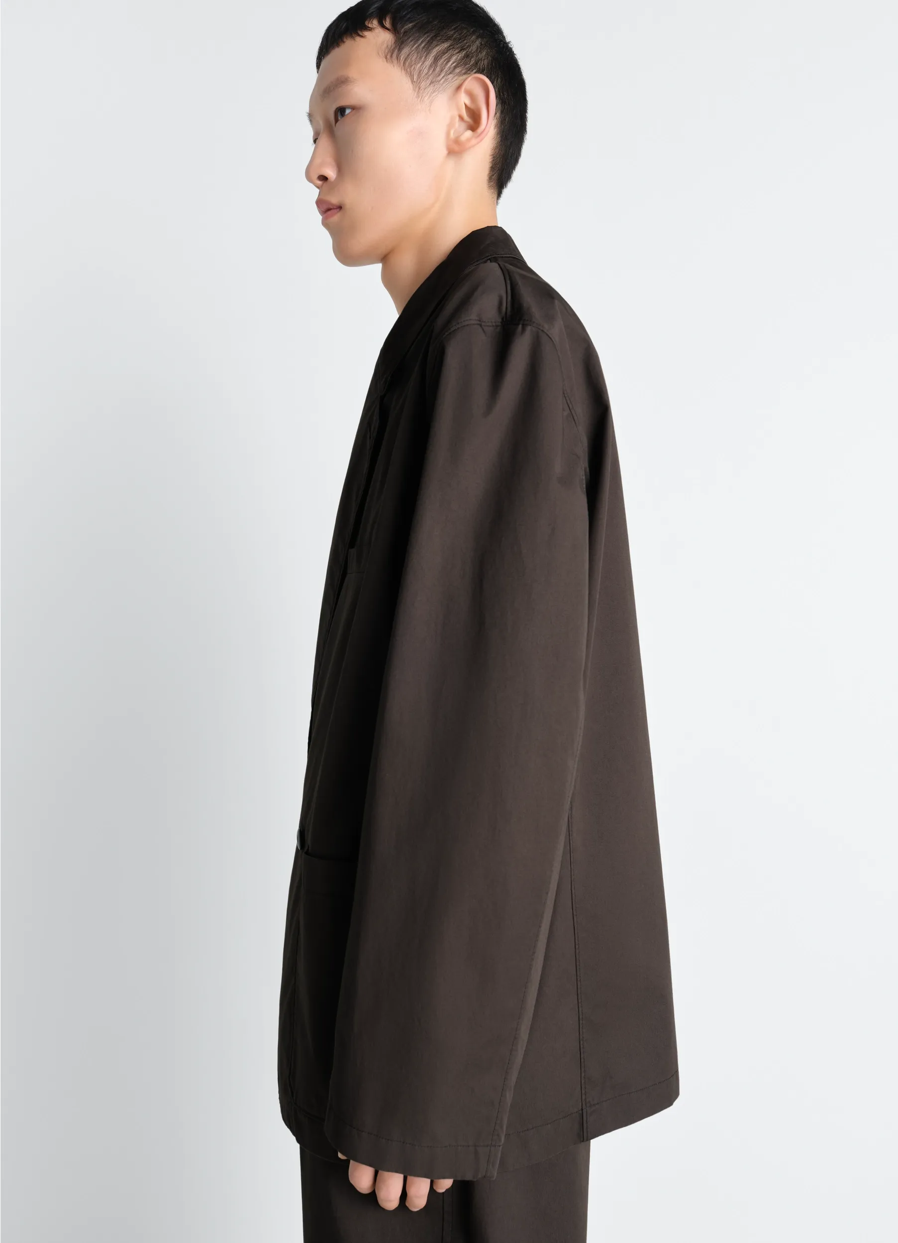 DOUBLE BREASTED WORKWEAR JACKET IN COTTON TWILL sold by Lemaire product image thumbnail 3