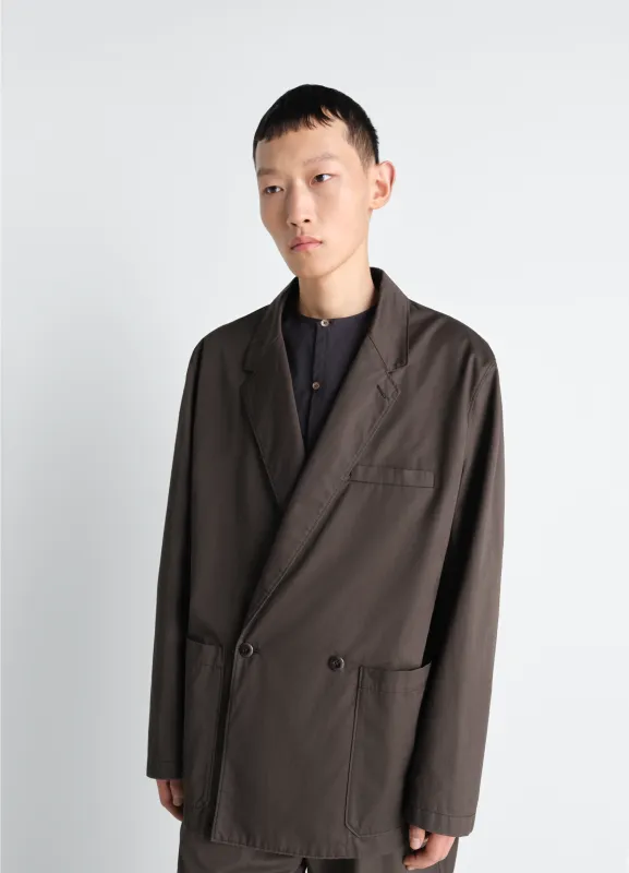 DOUBLE BREASTED WORKWEAR JACKET IN COTTON TWILL sold by Lemaire