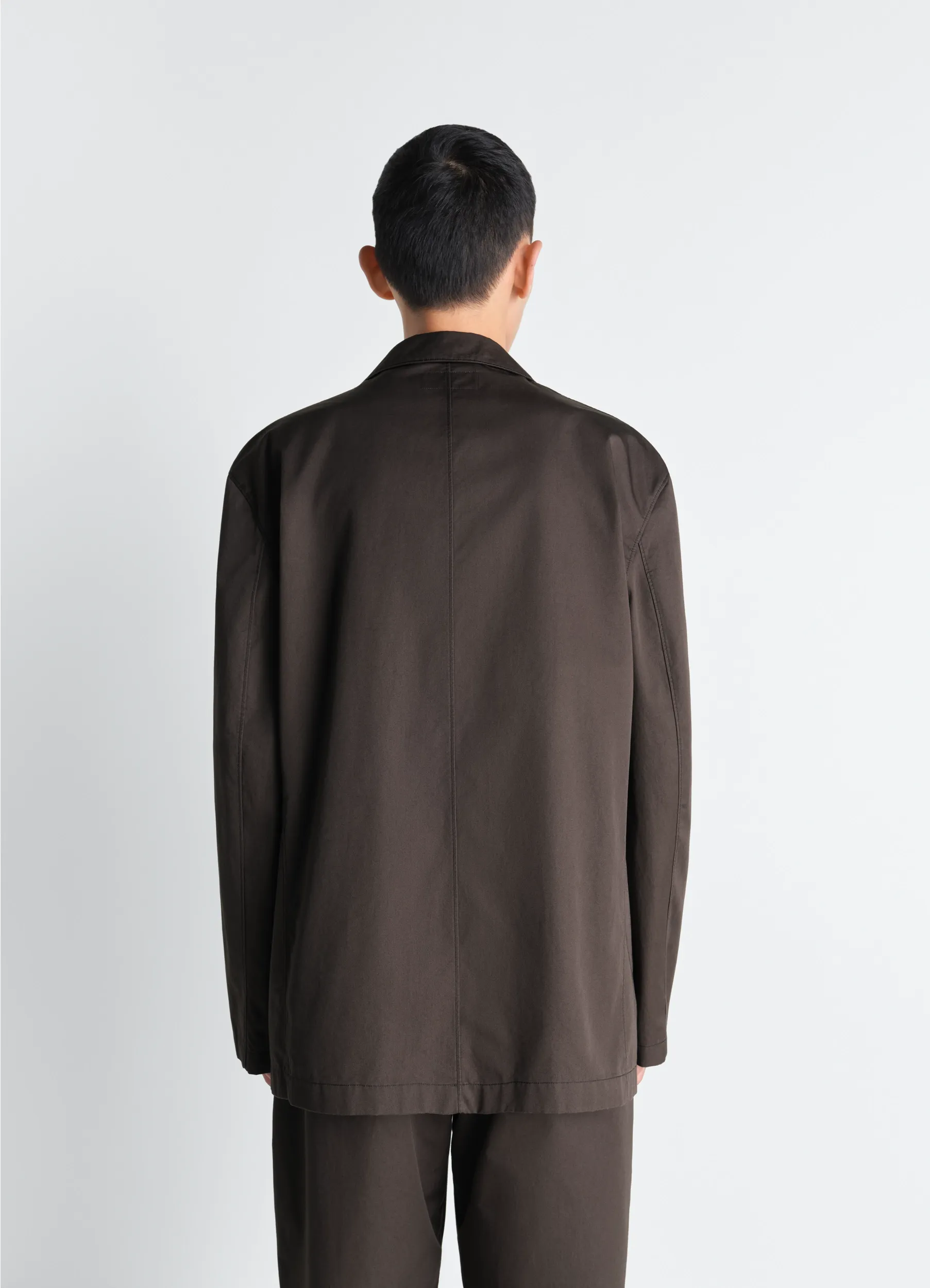 DOUBLE BREASTED WORKWEAR JACKET IN COTTON TWILL sold by Lemaire product image thumbnail 5