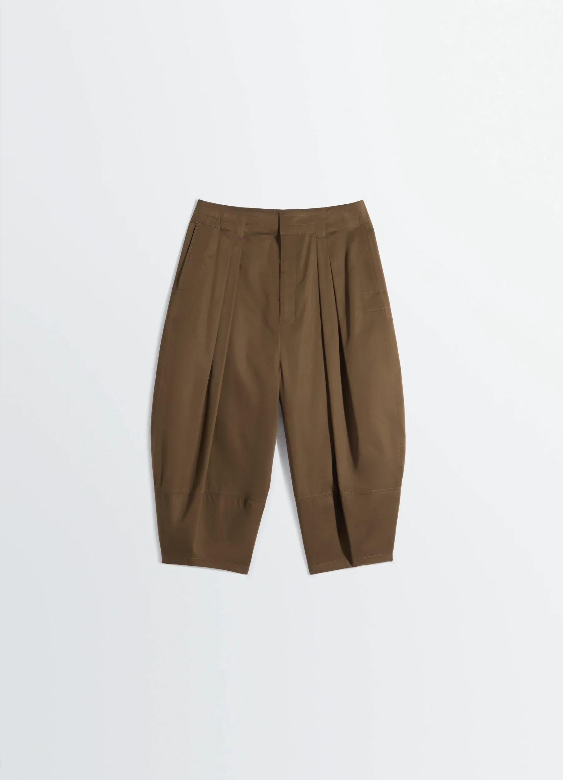 VOLUME BERMUDAS IN COTTON SATIN sold by Lemaire product image thumbnail 5