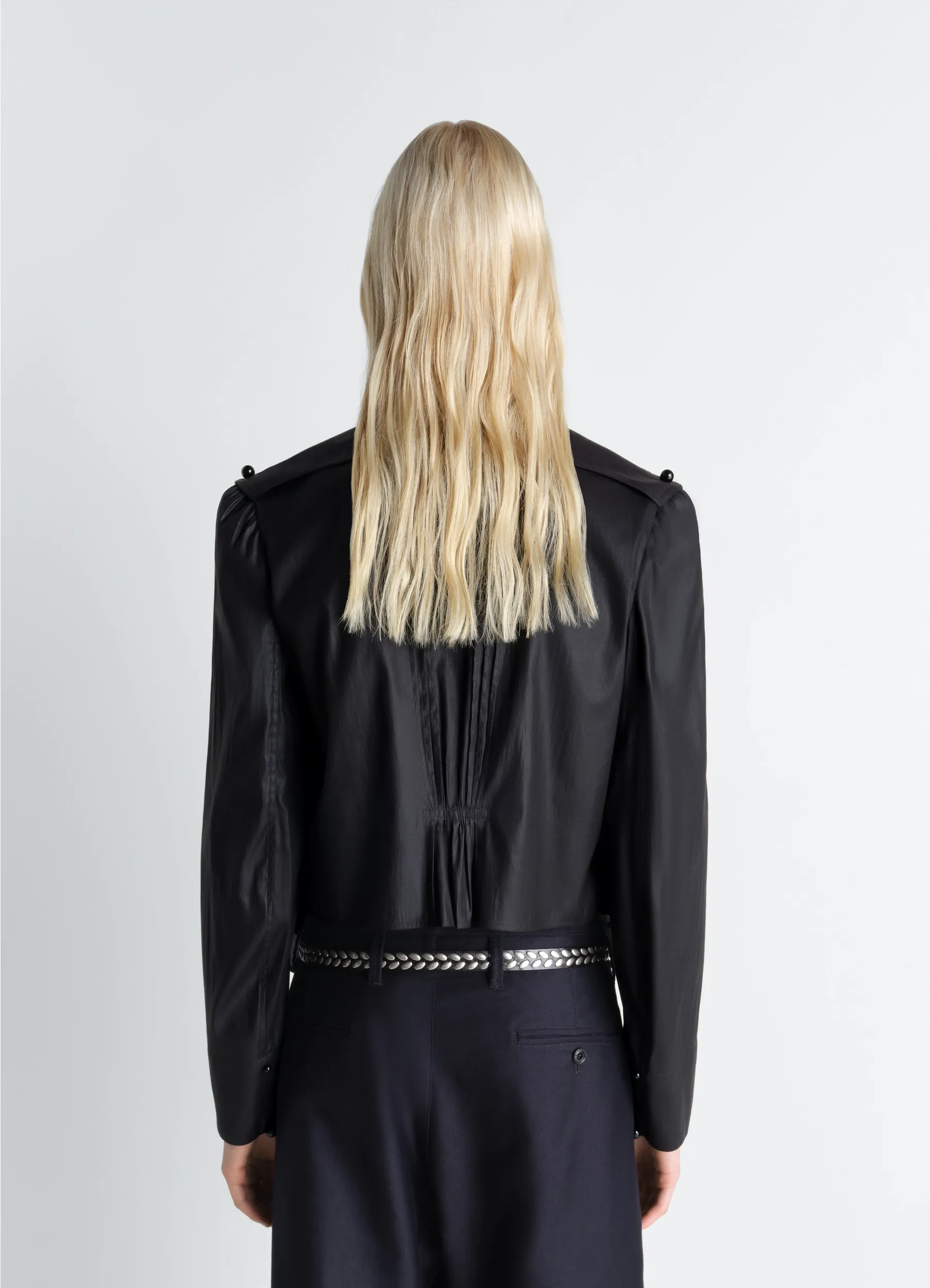 PLEATED BLOUSE IN CHINTZED TOILE sold by Lemaire product image thumbnail 5