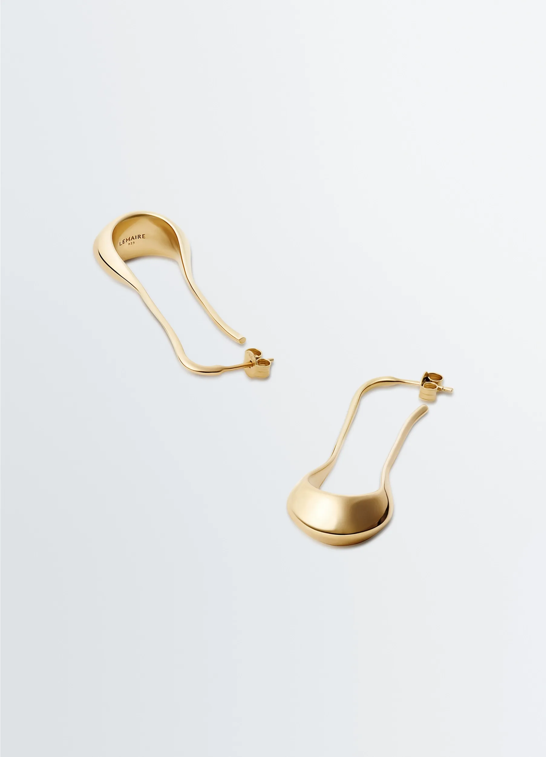 SHORT DROP EARRINGS IN VERMEIL sold by Lemaire product image thumbnail 3