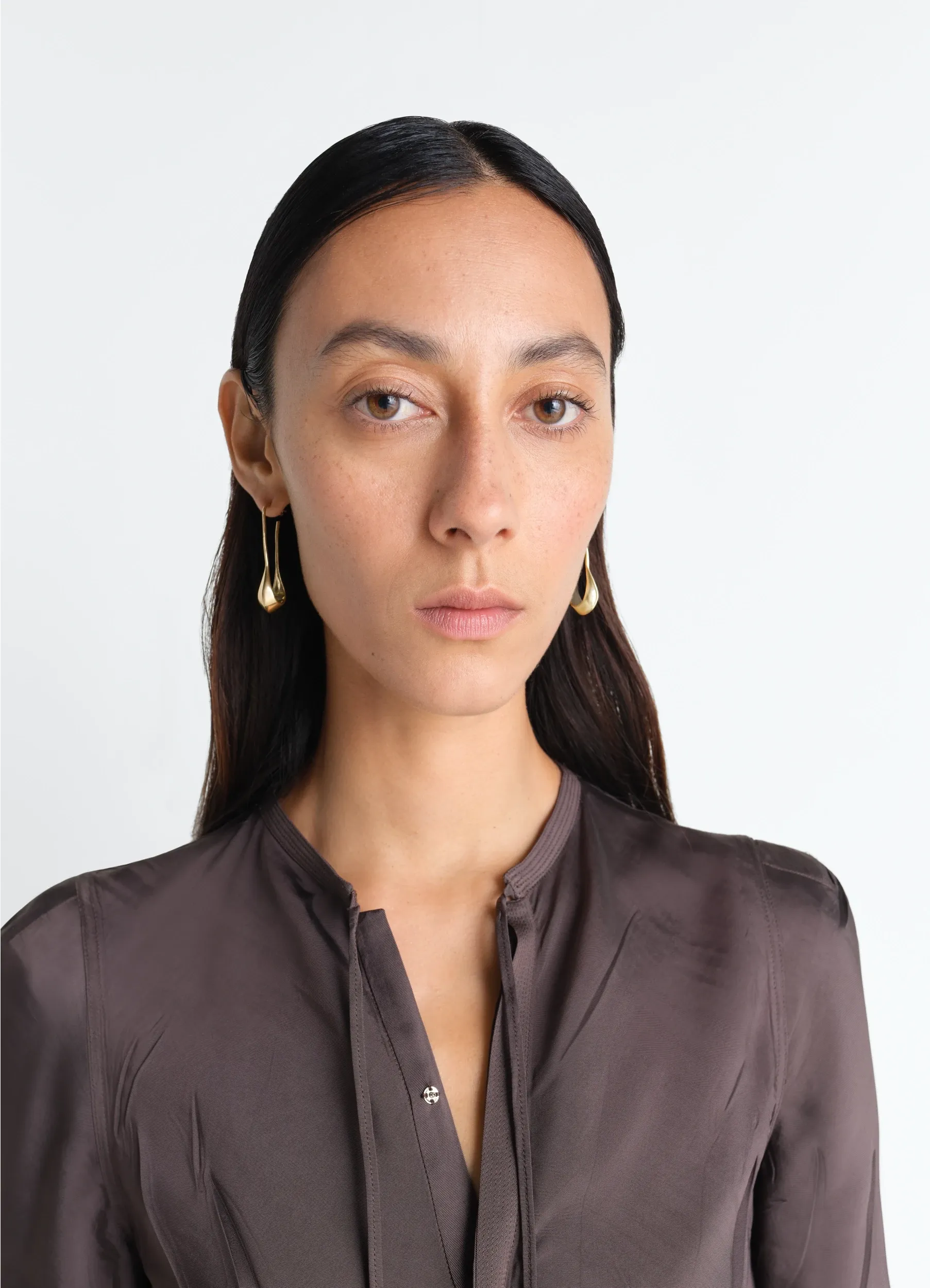 SHORT DROP EARRINGS IN VERMEIL sold by Lemaire product image thumbnail 2
