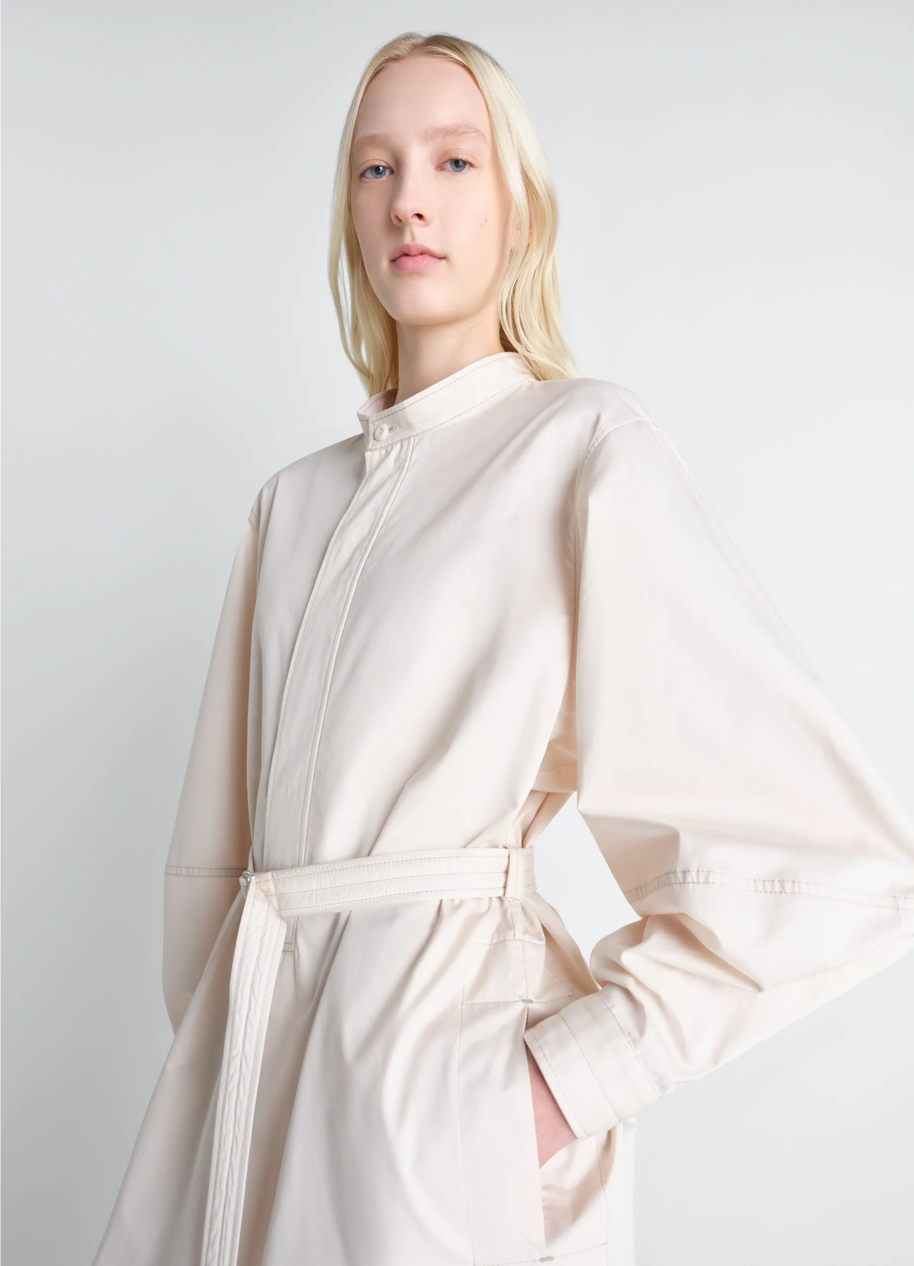 LIQUETTE DRESS IN LIGHT COTTON SATIN sold by Lemaire product image thumbnail 2