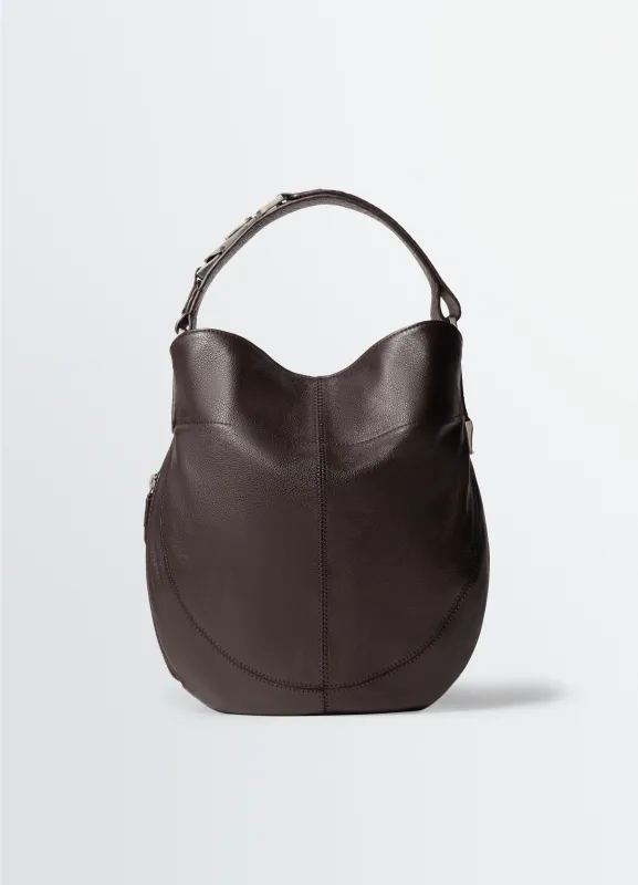 HOBO QUIVER CLIP BAG IN LEATHER made by Lemaire