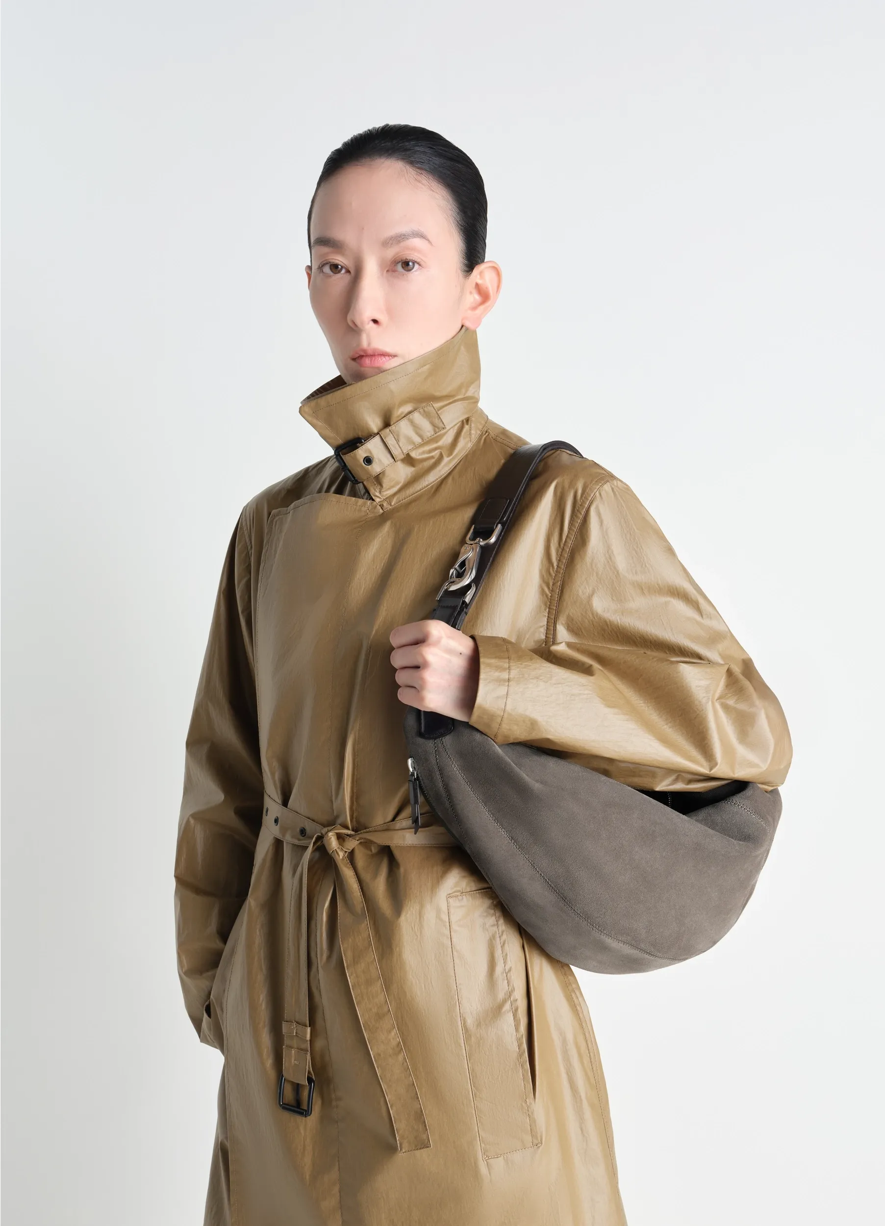 QUIVER CLIP BAG IN SUEDE LEATHER sold by Lemaire product image thumbnail 2