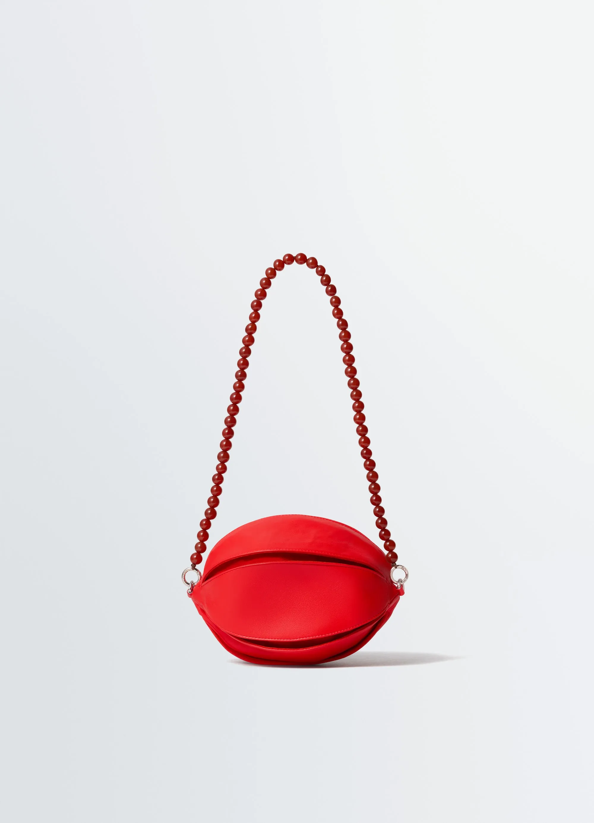 BALLOON SLITS BI-MATERIAL BAG IN LEATHER sold by Lemaire