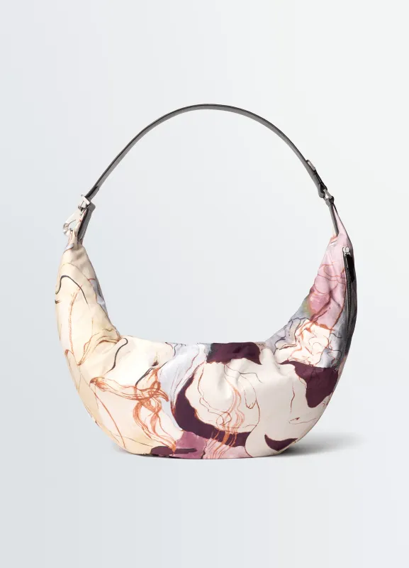 XL QUIVER CLIP BAG IN PRINTED COTTON CANVAS made by Lemaire