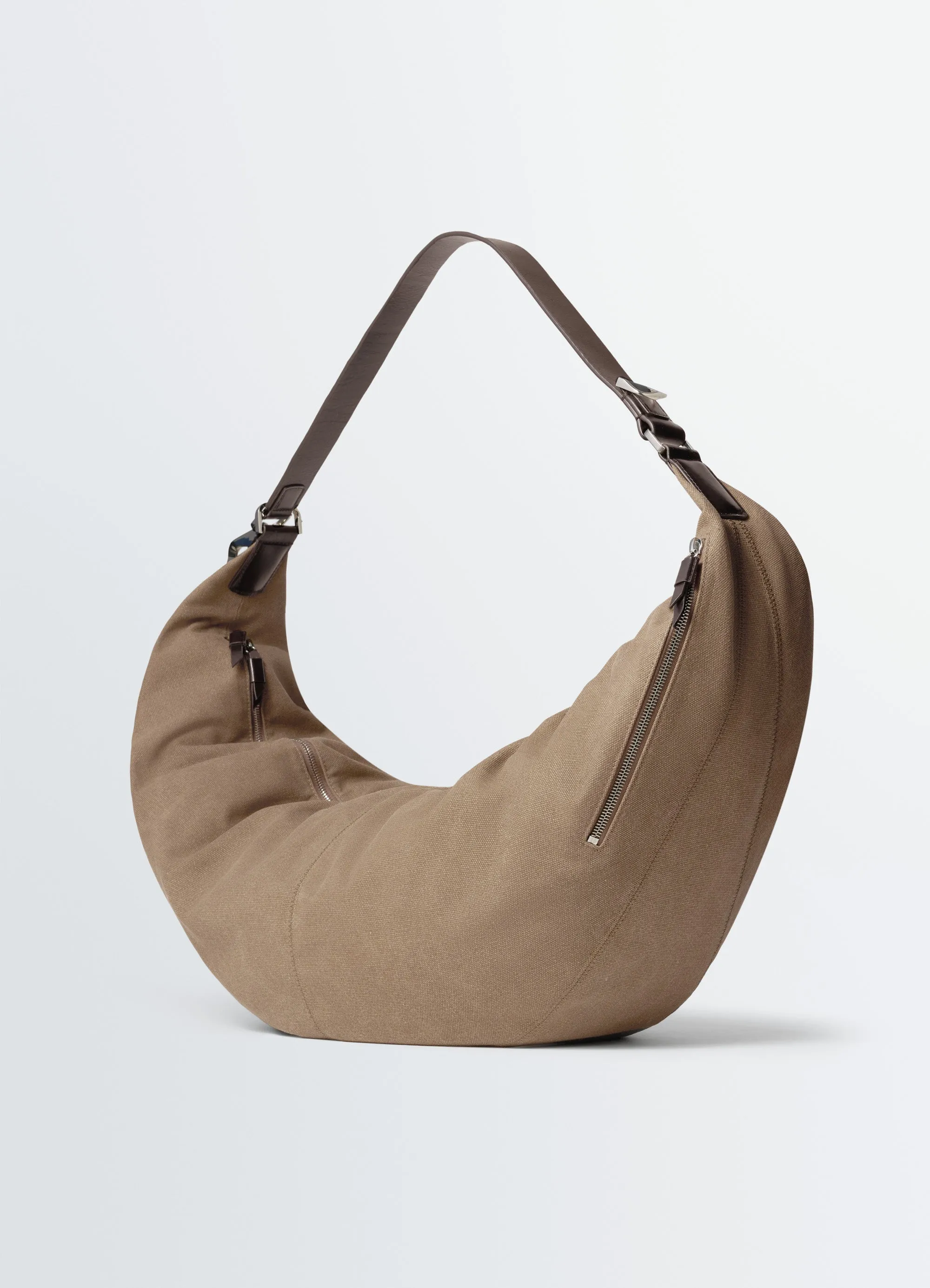 XL QUIVER CLIP BAG IN HEAVY COTTON CANVAS sold by Lemaire product image thumbnail 3