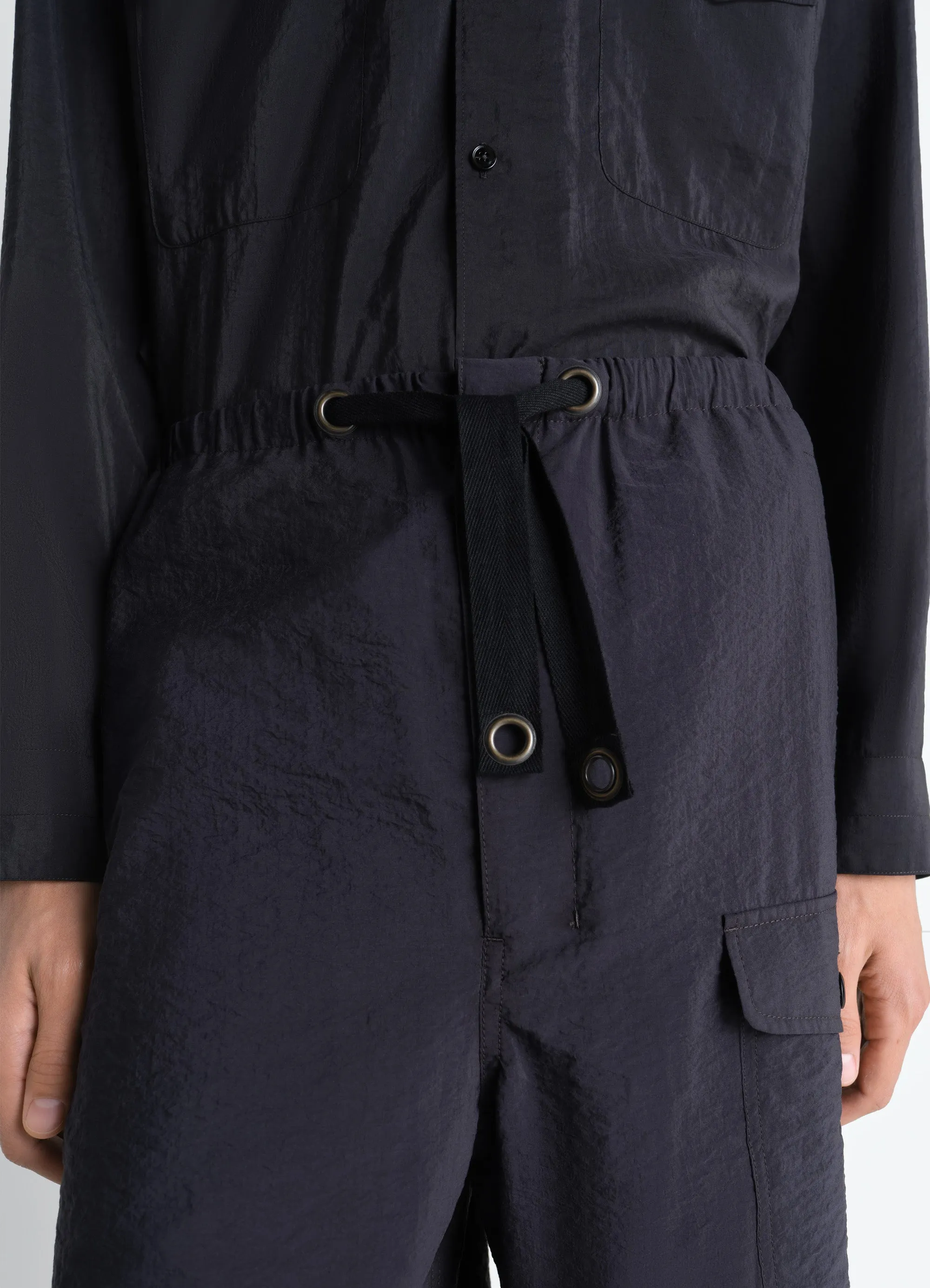 CARGO EASY SHORTS IN WASHED TECHNICAL COTTON sold by Lemaire product image thumbnail 3