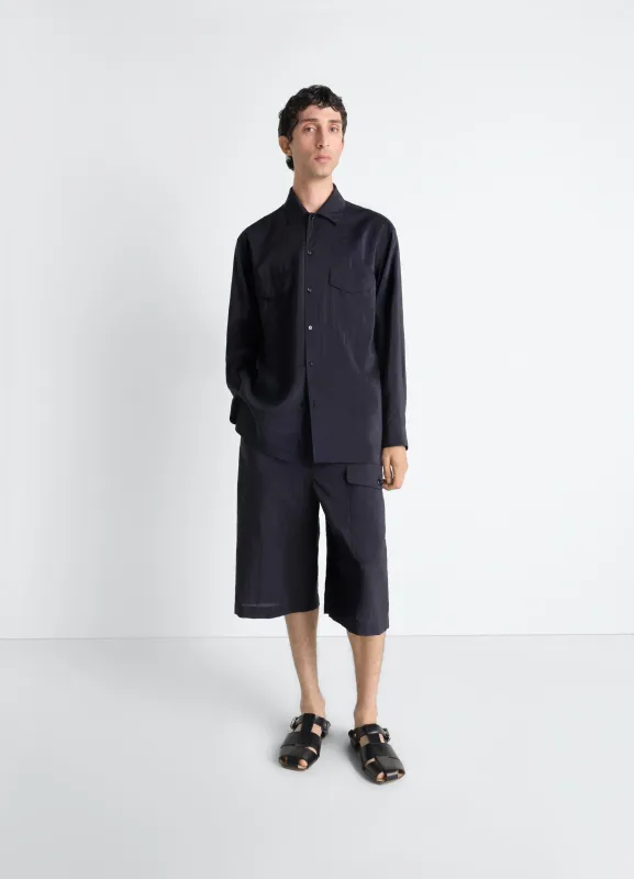 CARGO EASY SHORTS IN WASHED TECHNICAL COTTON made by Lemaire