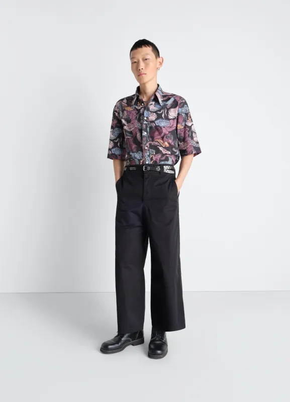 STRAIGHT FIT PANTS IN LIGHT COTTON TWILL sold by Lemaire