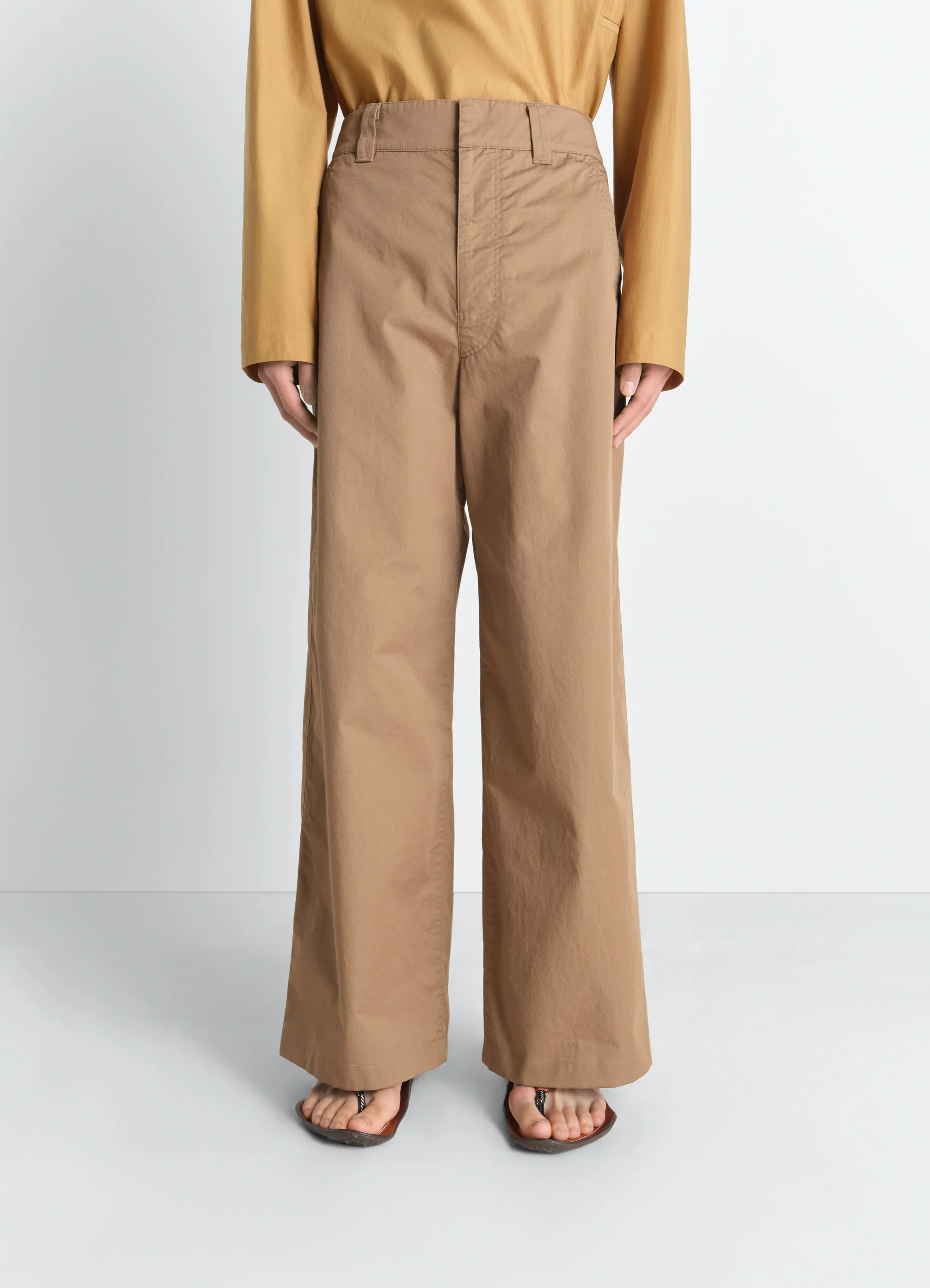 STRAIGHT FIT PANTS IN LIGHT COTTON TWILL sold by Lemaire product image thumbnail 2
