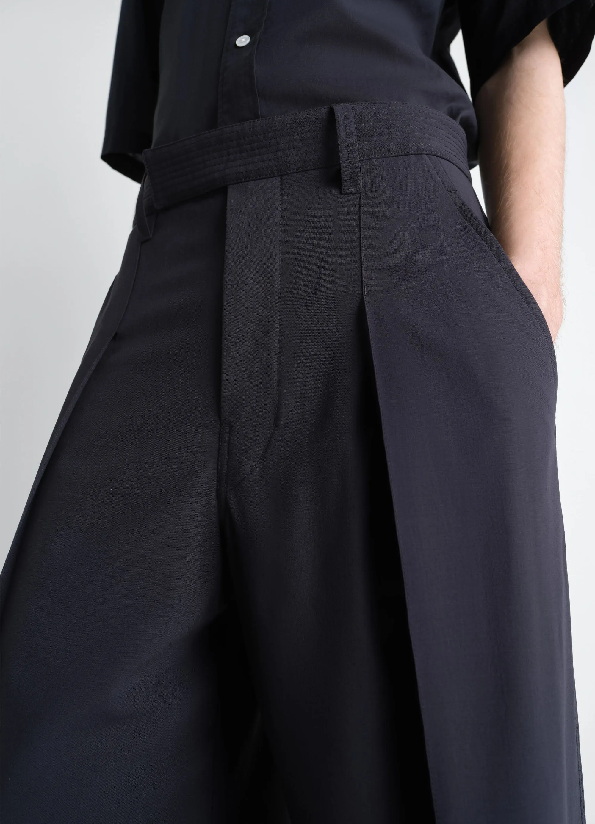 SINGLE PLEAT PANTS IN WOOL CREPE sold by Lemaire product image thumbnail 3