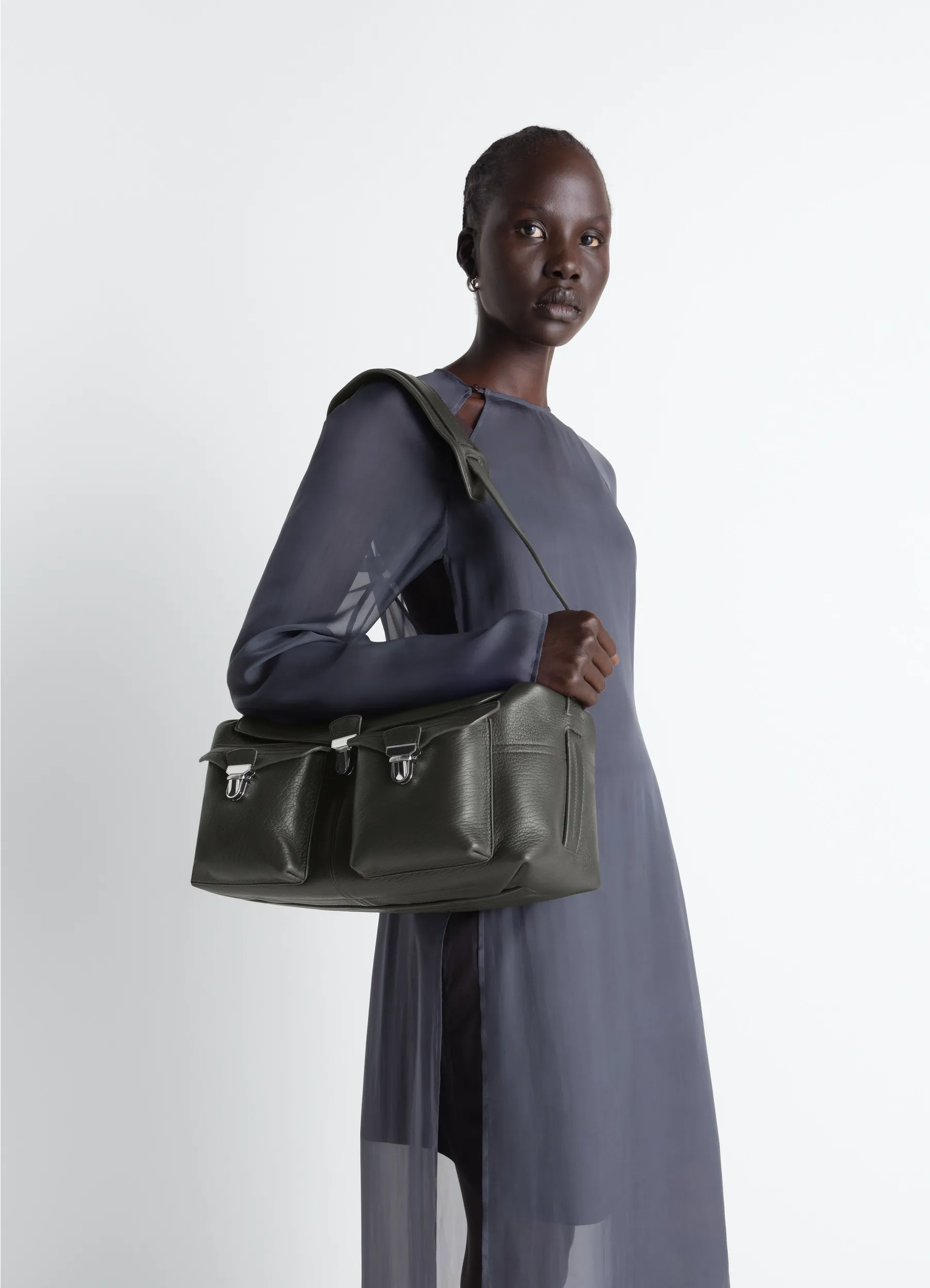 SOFT GEAR BAG IN LEATHER sold by Lemaire product image thumbnail 2