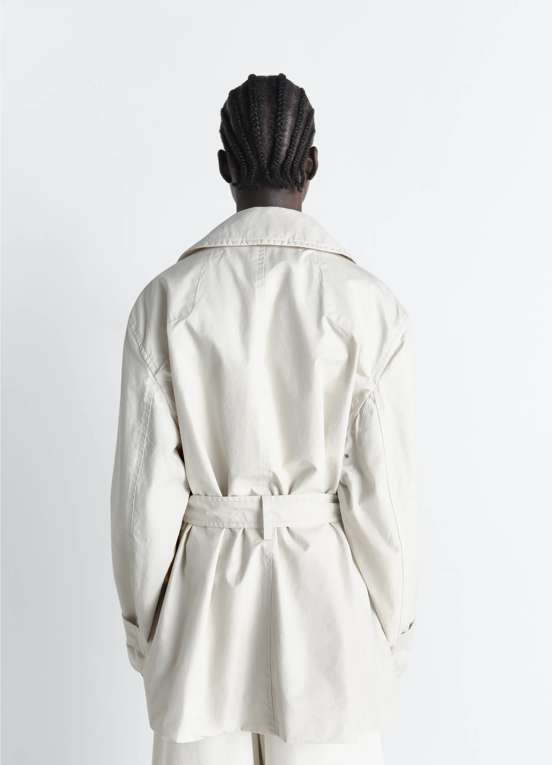 CROPPED TRENCH IN VENTILE® COTTON sold by Lemaire product image thumbnail 5