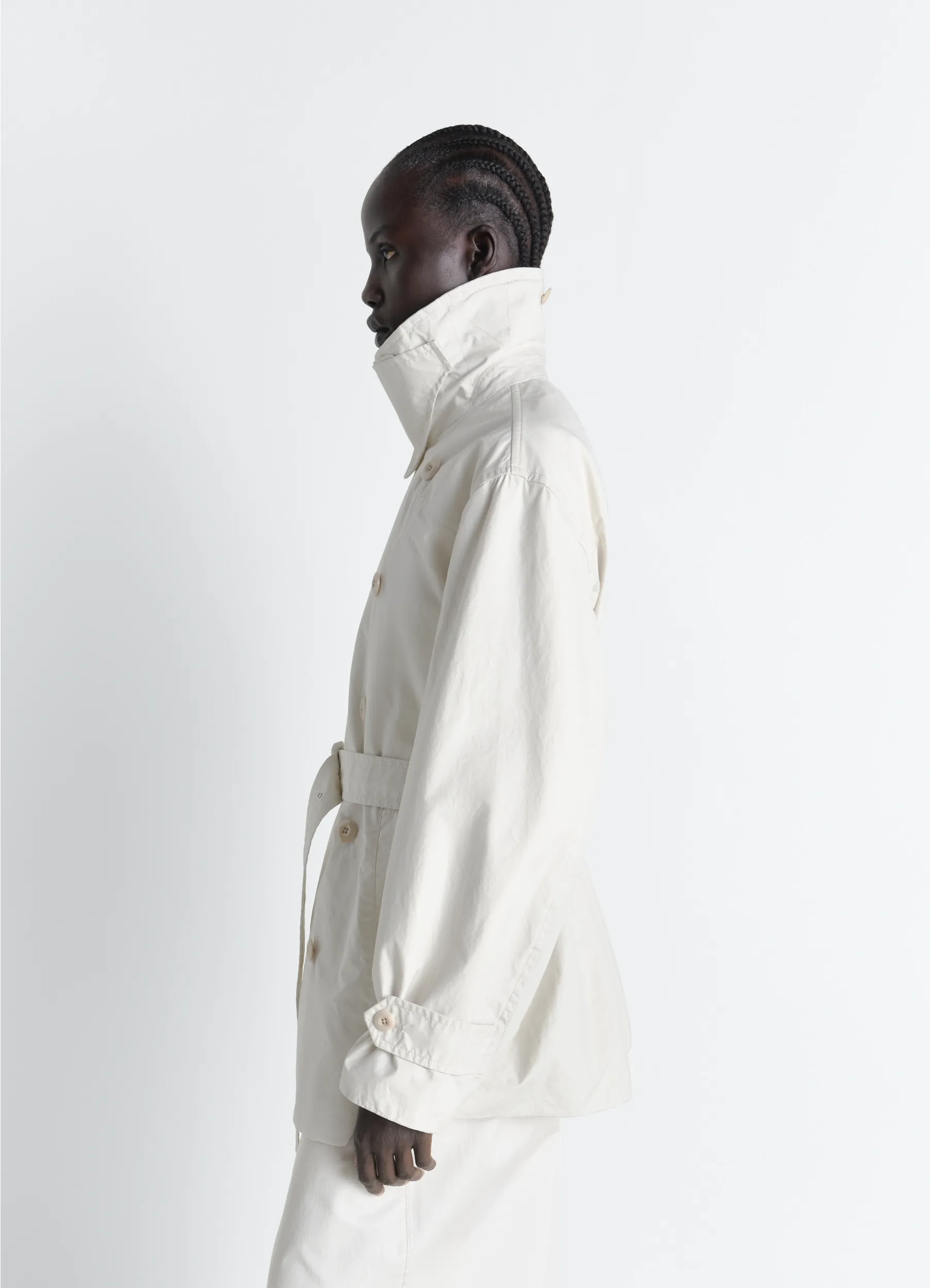 CROPPED TRENCH IN VENTILE® COTTON sold by Lemaire product image thumbnail 3