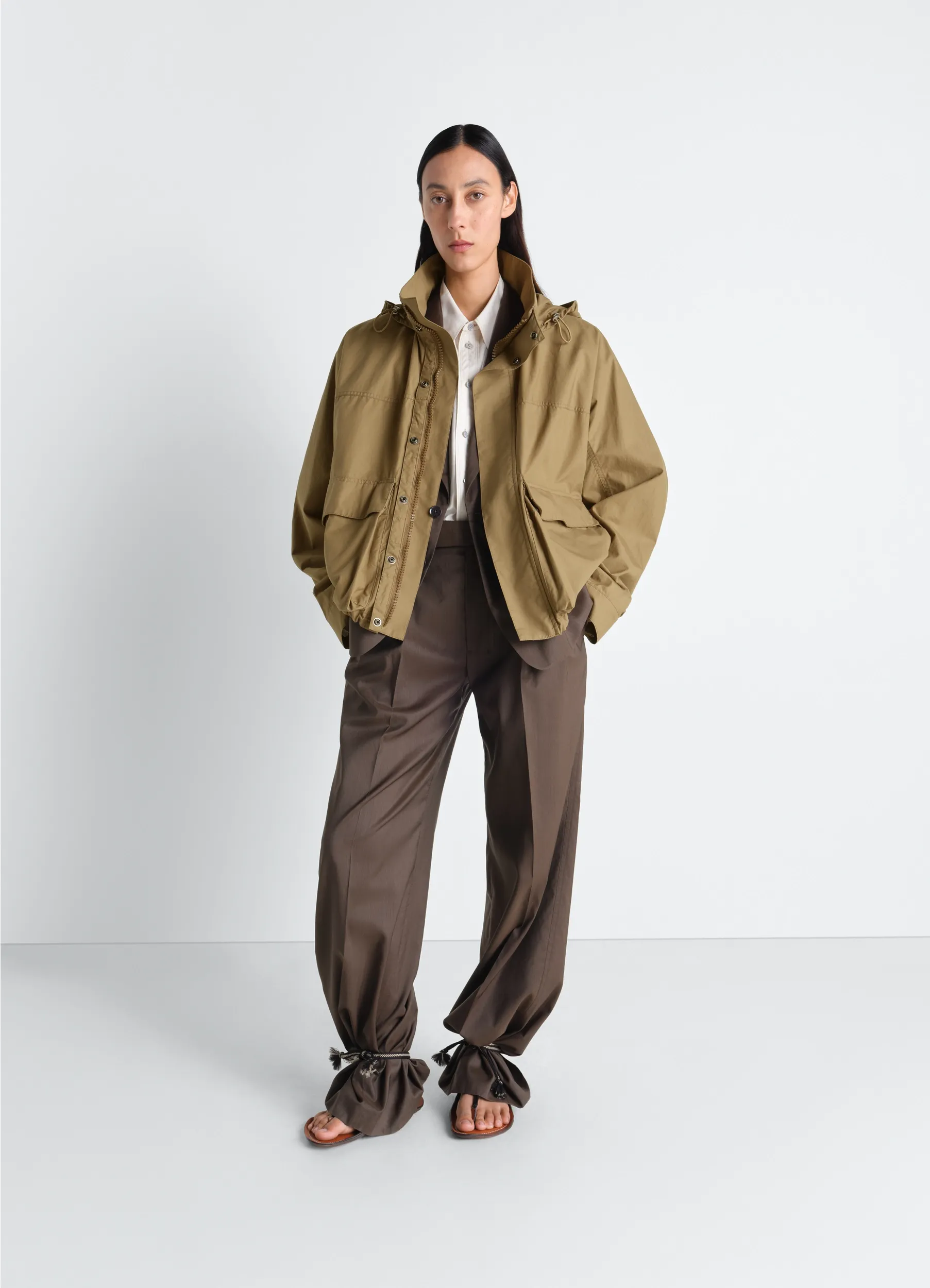 SHORT RAIN PARKA IN VENTILE® COTTON sold by Lemaire product image thumbnail 2