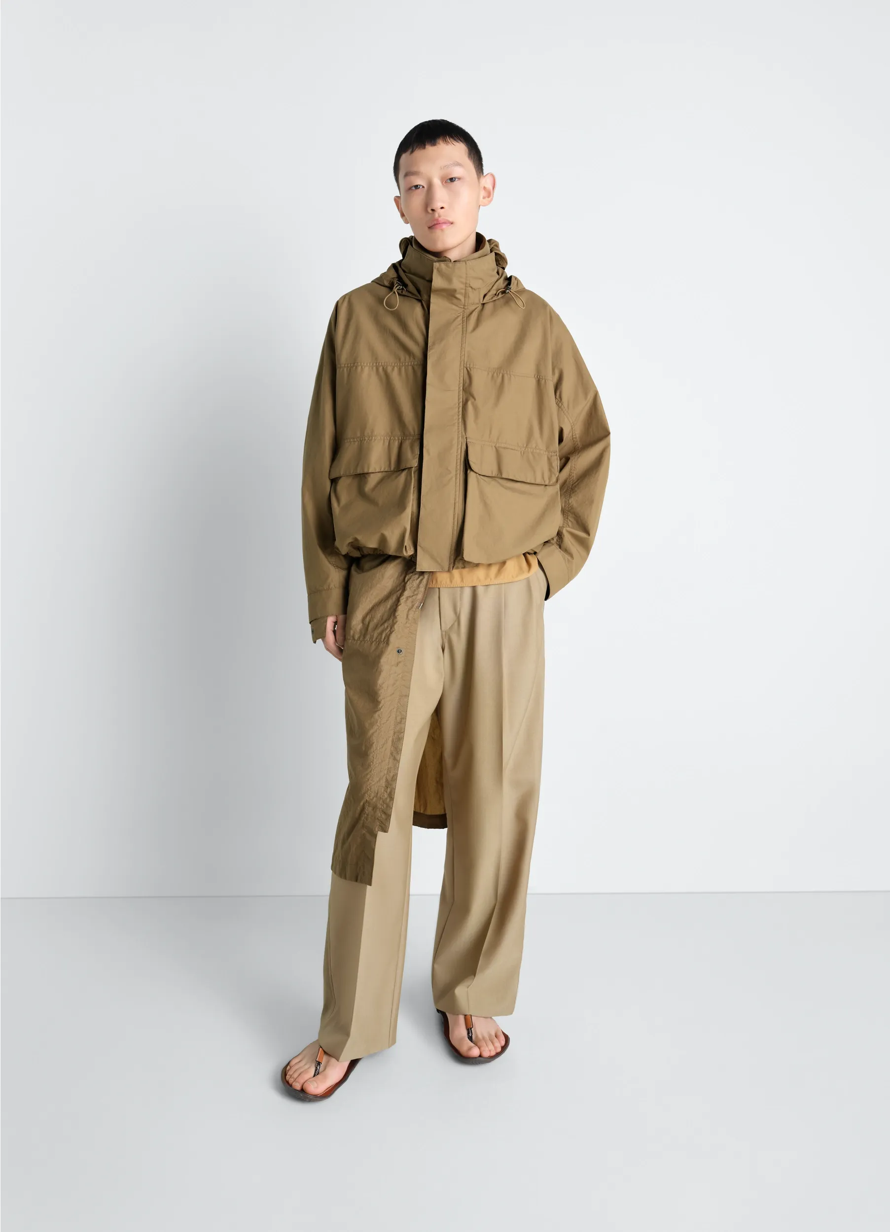 SHORT RAIN PARKA IN VENTILE® COTTON sold by Lemaire product image thumbnail 5