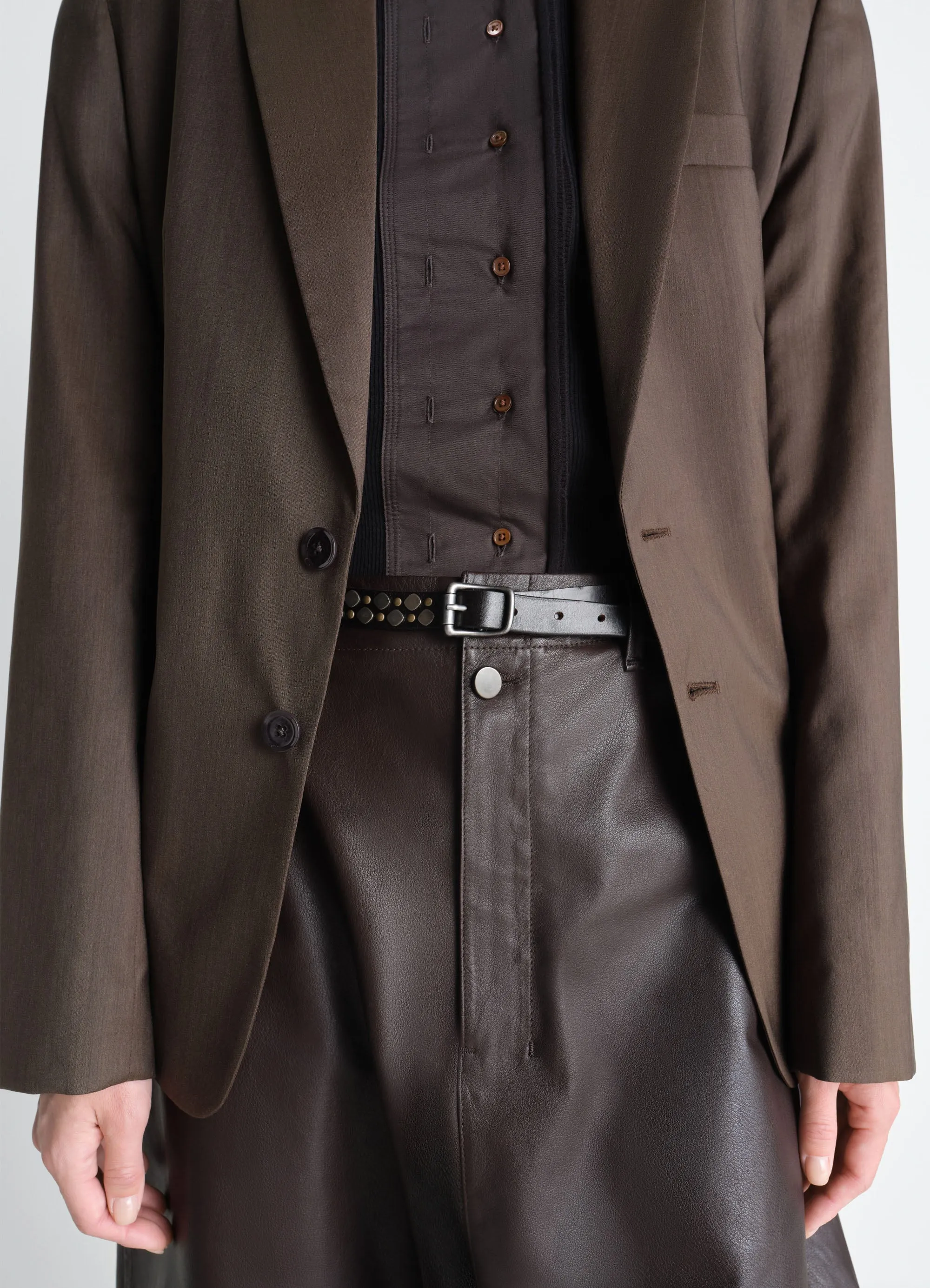 RIO STUDS BELT 20 MM IN LEATHER sold by Lemaire product image thumbnail 2