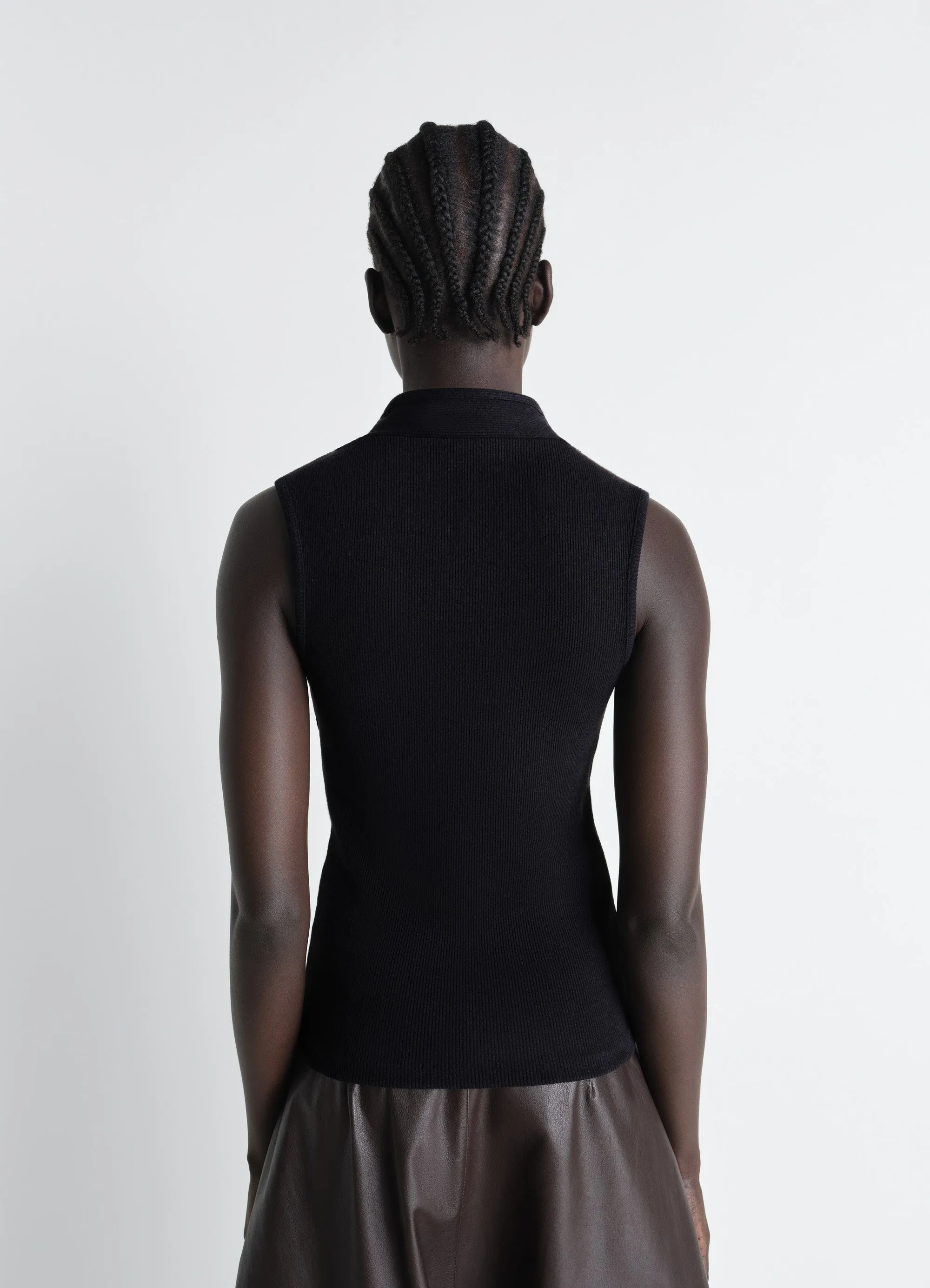 ASYMMETRICAL FITTED TOP IN JERSEY sold by Lemaire product image thumbnail 3