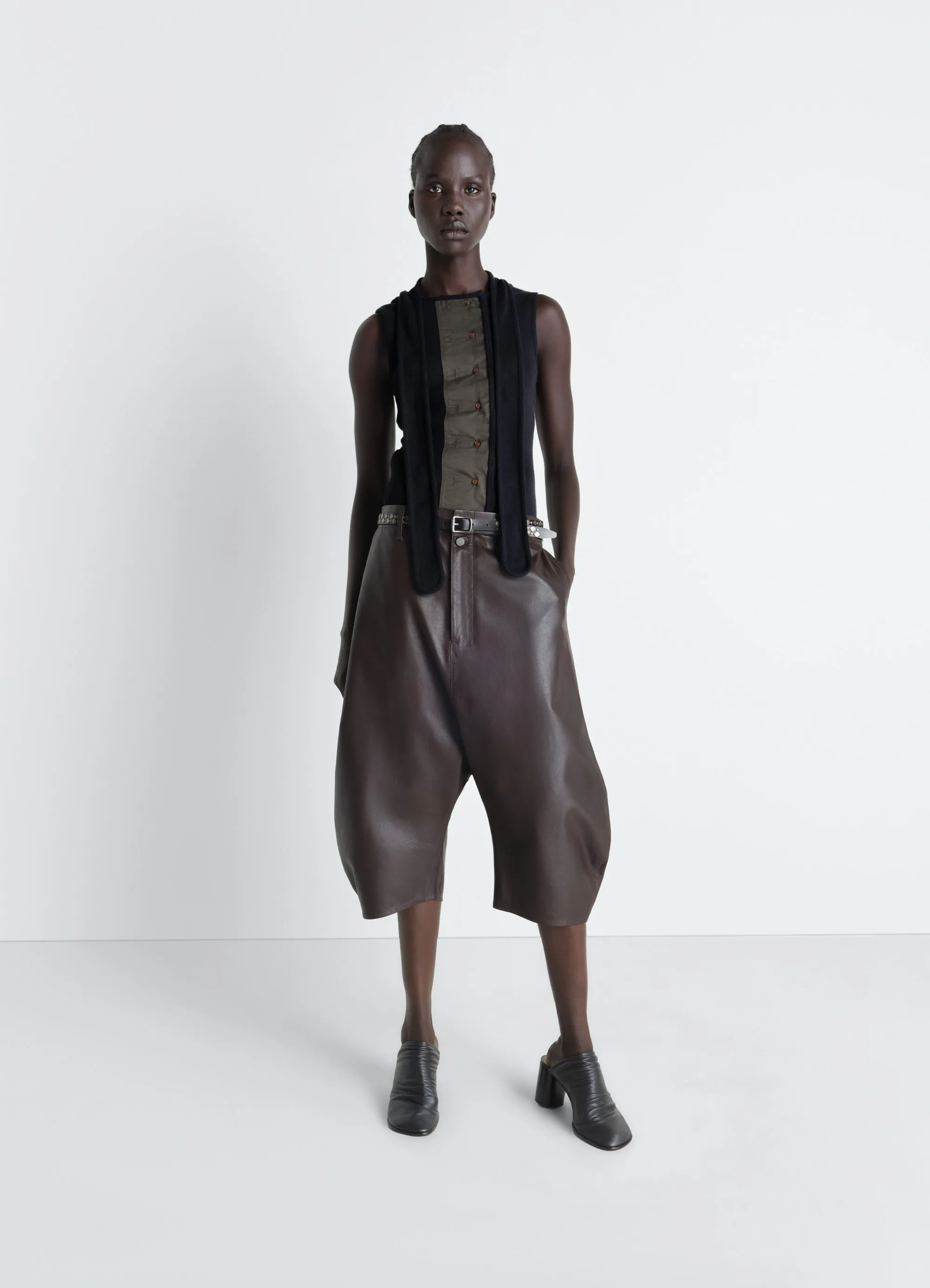 ASYMMETRICAL FITTED TOP IN JERSEY sold by Lemaire product image thumbnail 2