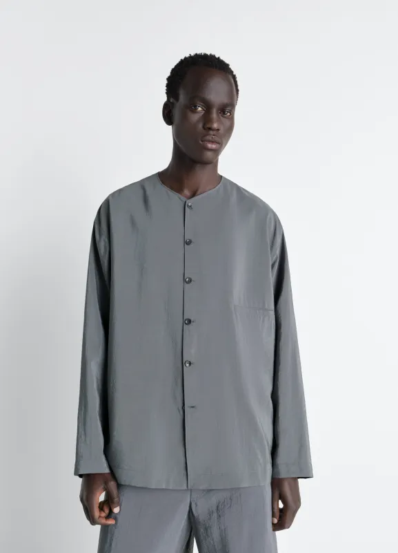 V-NECK SHIRT IN DRY SILK made by Lemaire