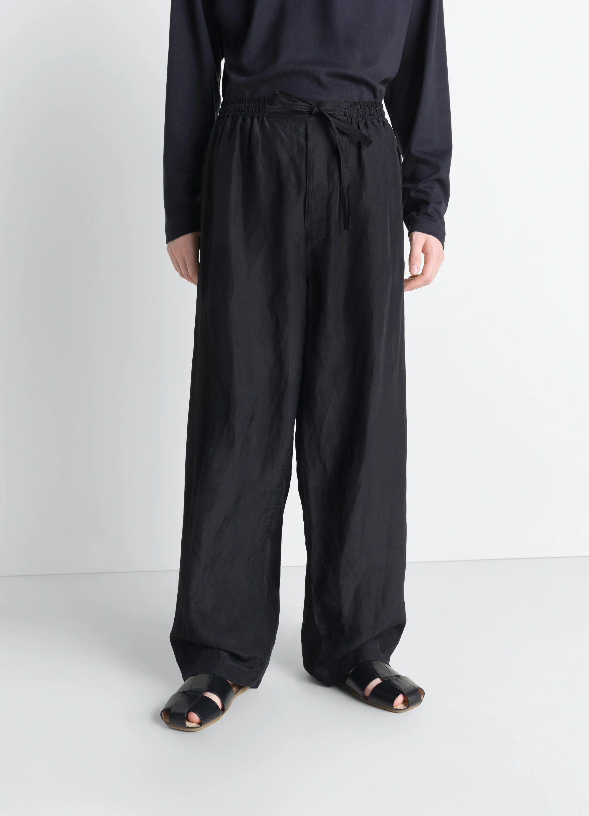 PYJAMA PANTS IN LINEN VISCOSE sold by Lemaire