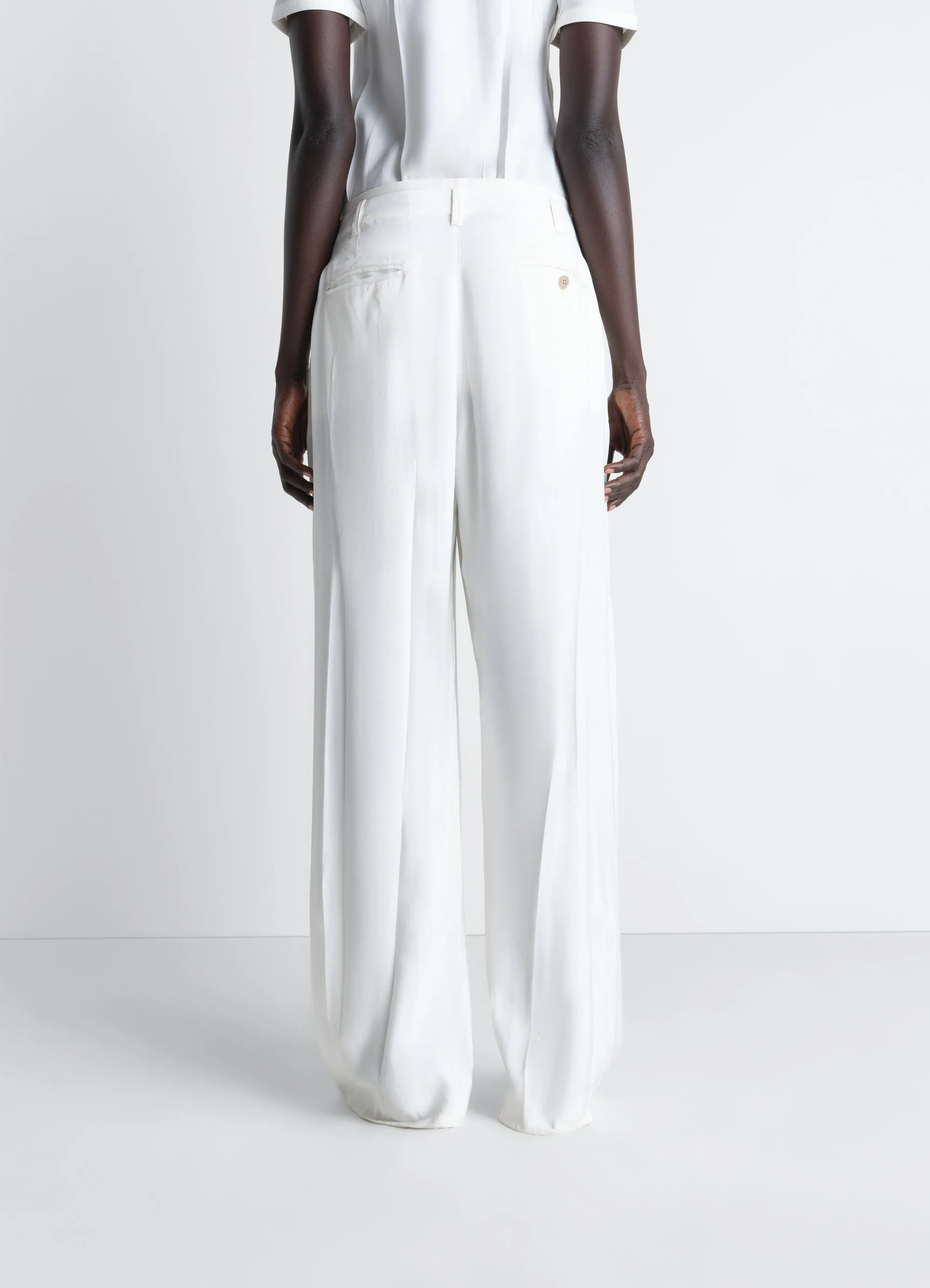 CREASED SOFT PANTS IN POLY VISCOSE TWILL sold by Lemaire product image thumbnail 4