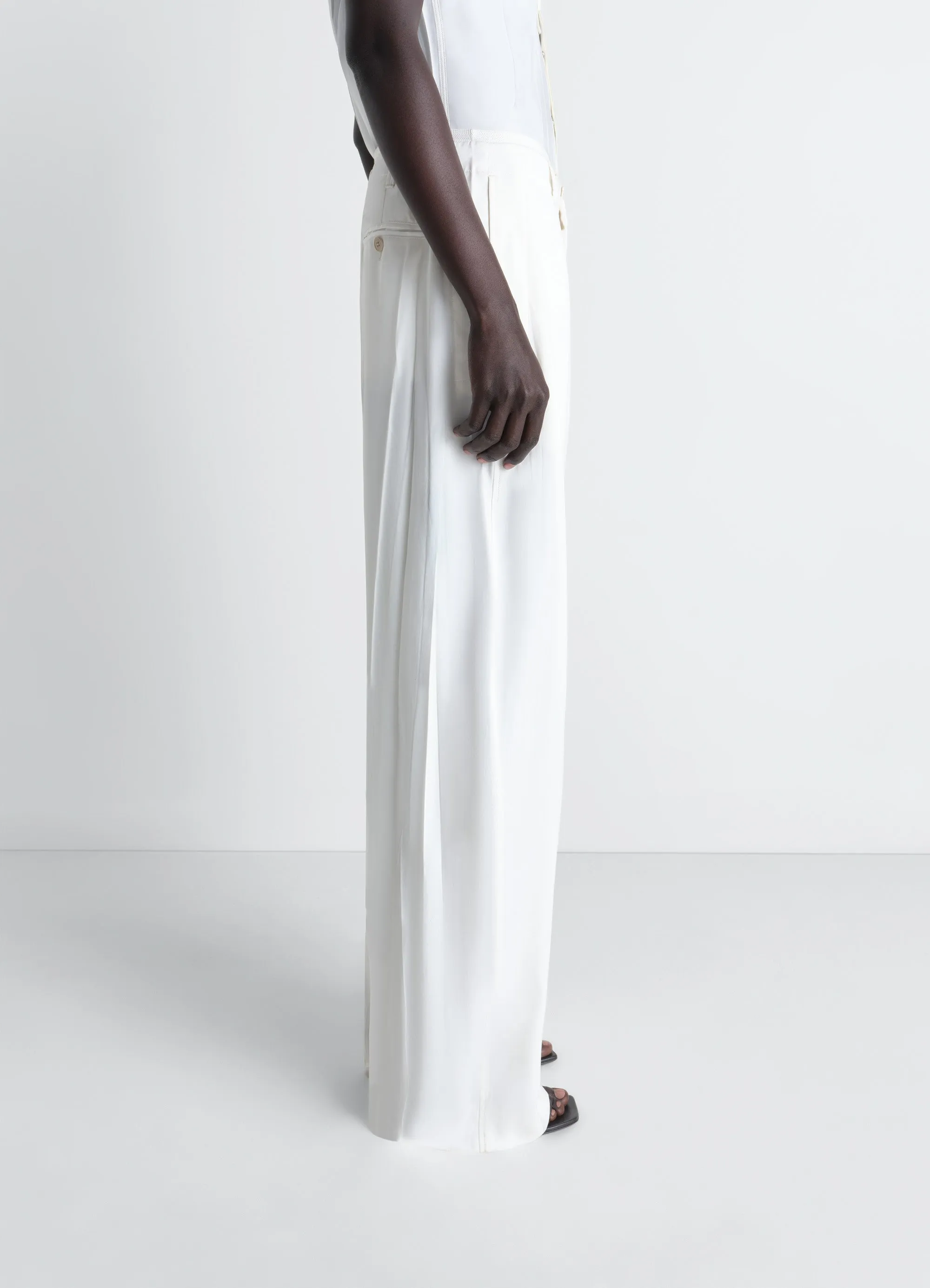 CREASED SOFT PANTS IN POLY VISCOSE TWILL sold by Lemaire product image thumbnail 3