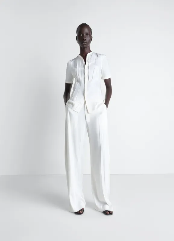 CREASED SOFT PANTS IN POLY VISCOSE TWILL made by Lemaire