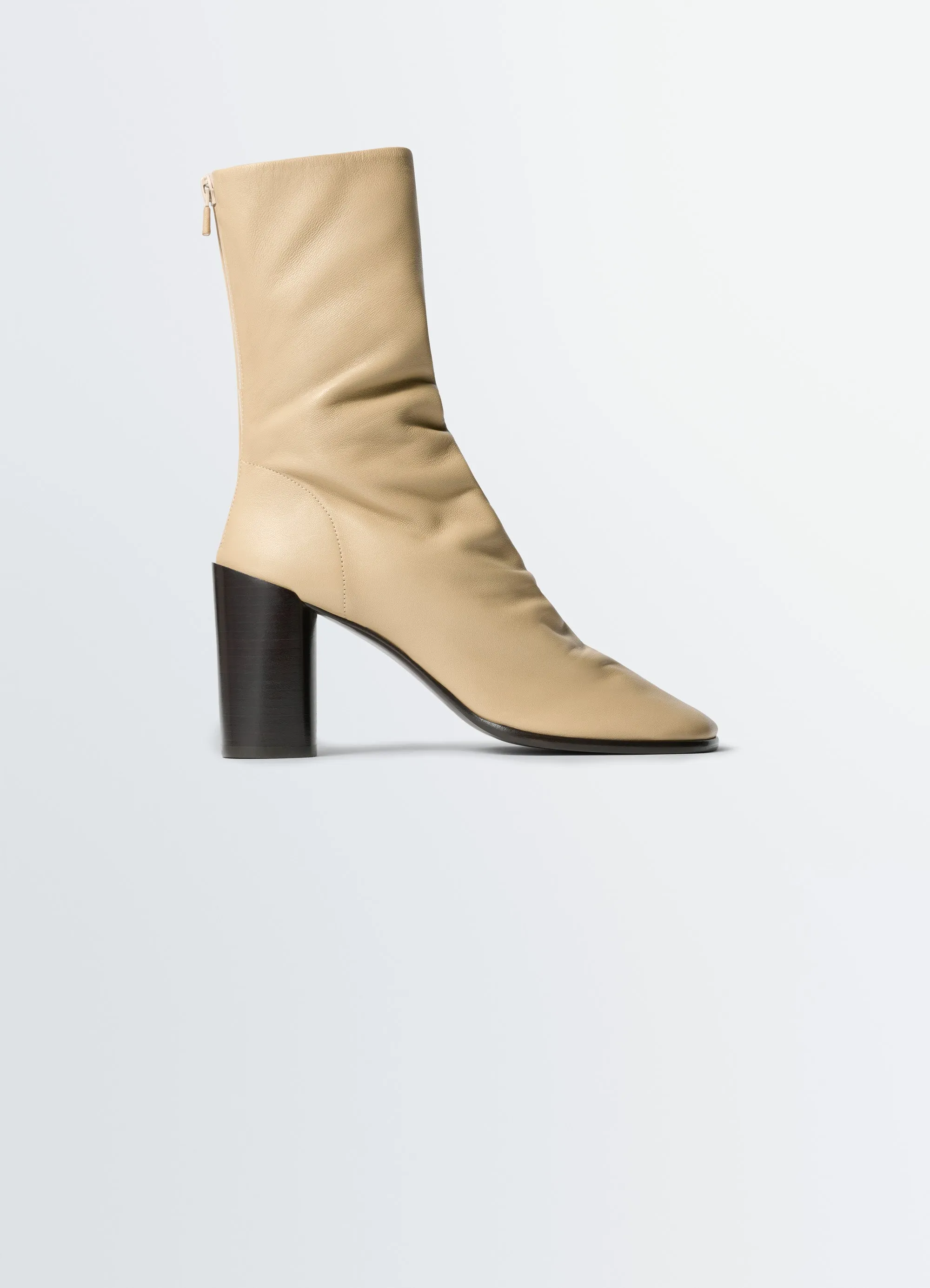 GLOVE ANKLE BOOTS WITH 80MM HEEL sold by Lemaire