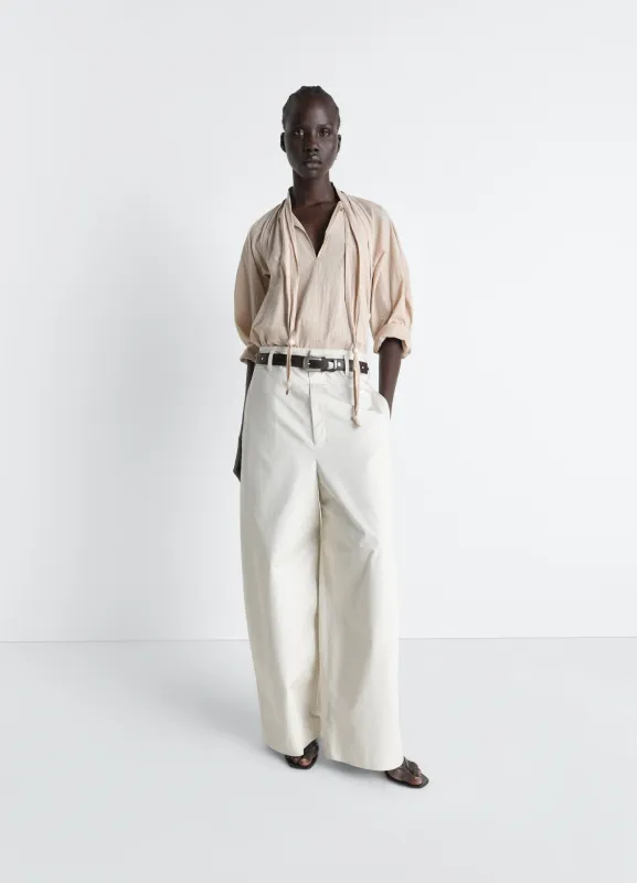 LARGE CHINO IN COTTON TWILL made by Lemaire
