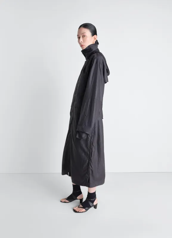 HOODED RAINCOAT IN LIGHT NYLON made by Lemaire
