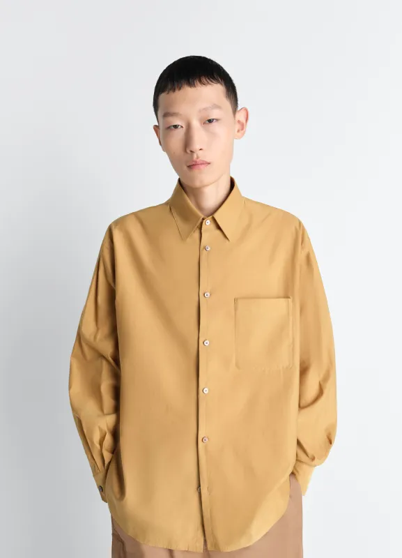 REGULAR SHIRT IN WASHED COTTON SILK made by Lemaire