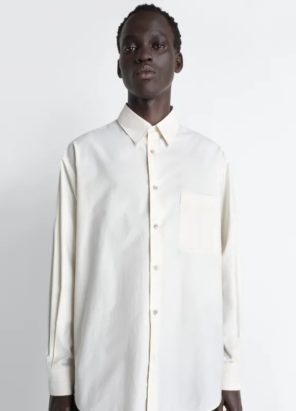 REGULAR SHIRT IN WASHED COTTON SILK made by Lemaire