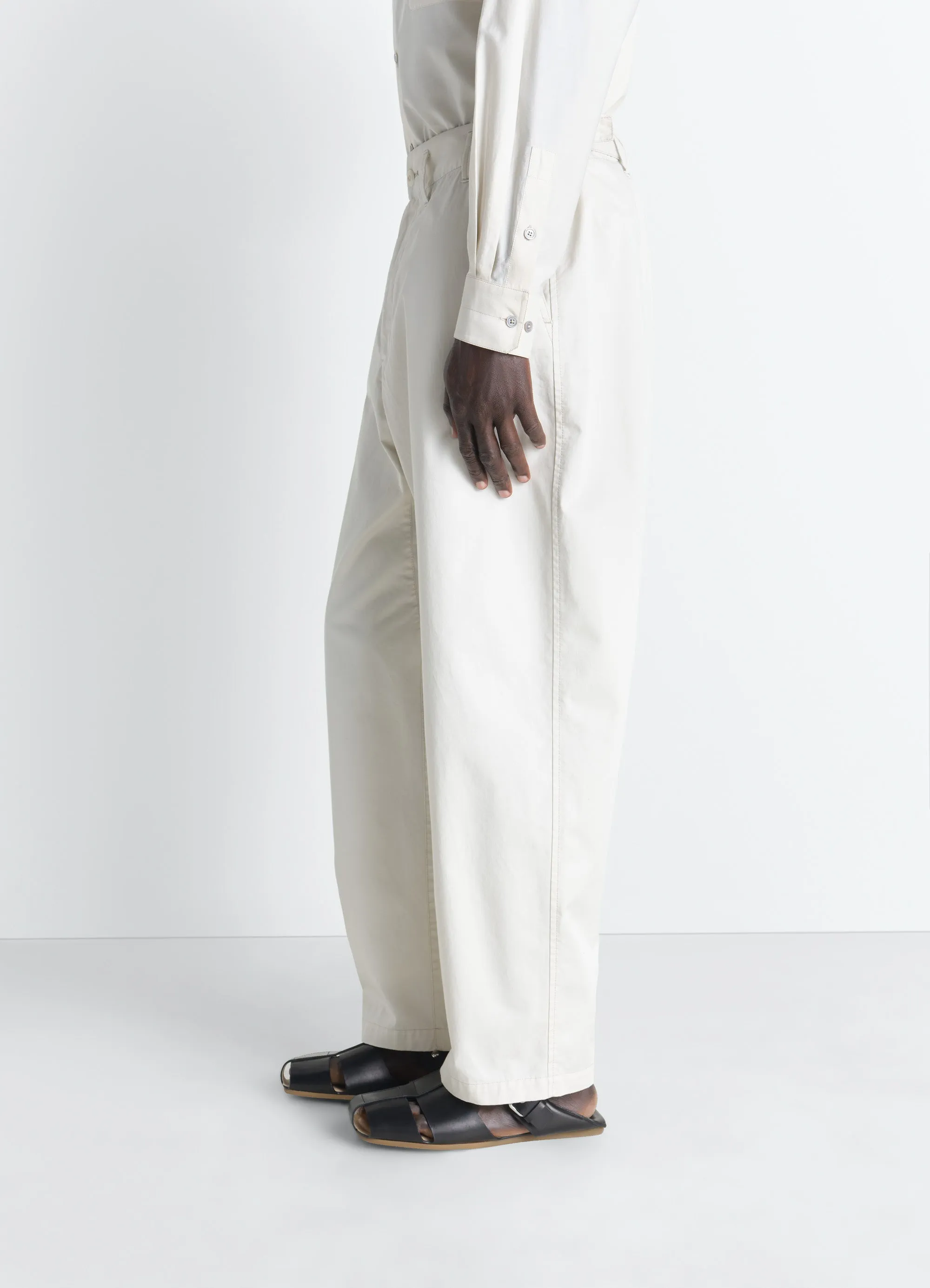 TAPERED WORKWEAR PANTS IN COTTON TWILL sold by Lemaire product image thumbnail 4