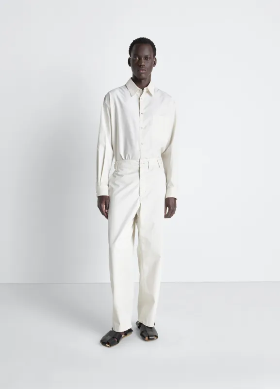 TAPERED WORKWEAR PANTS IN COTTON TWILL made by Lemaire