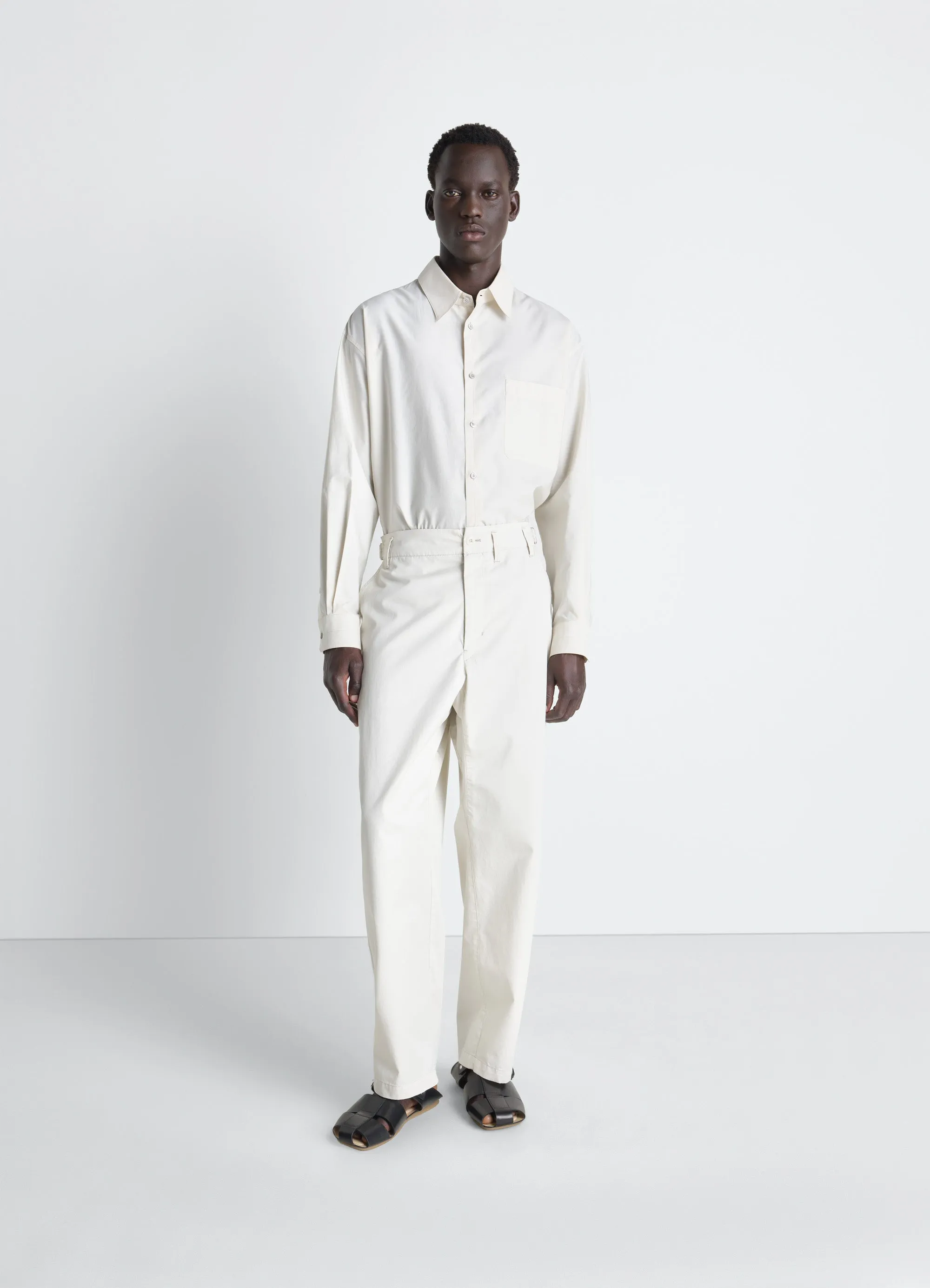 TAPERED WORKWEAR PANTS IN COTTON TWILL sold by Lemaire