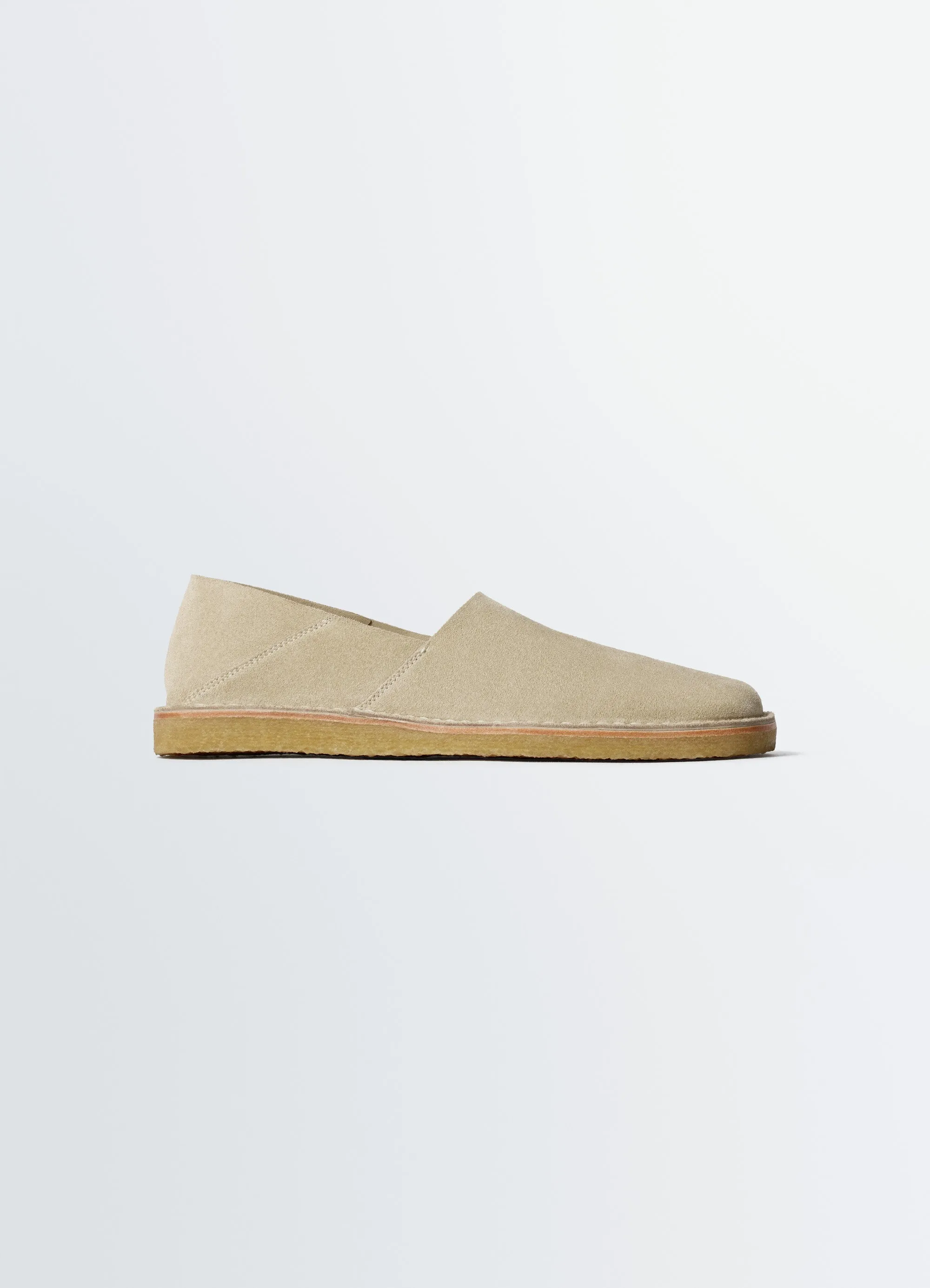 SQUARE SLIP-ON LOAFERS IN SUEDE LEATHER sold by Lemaire