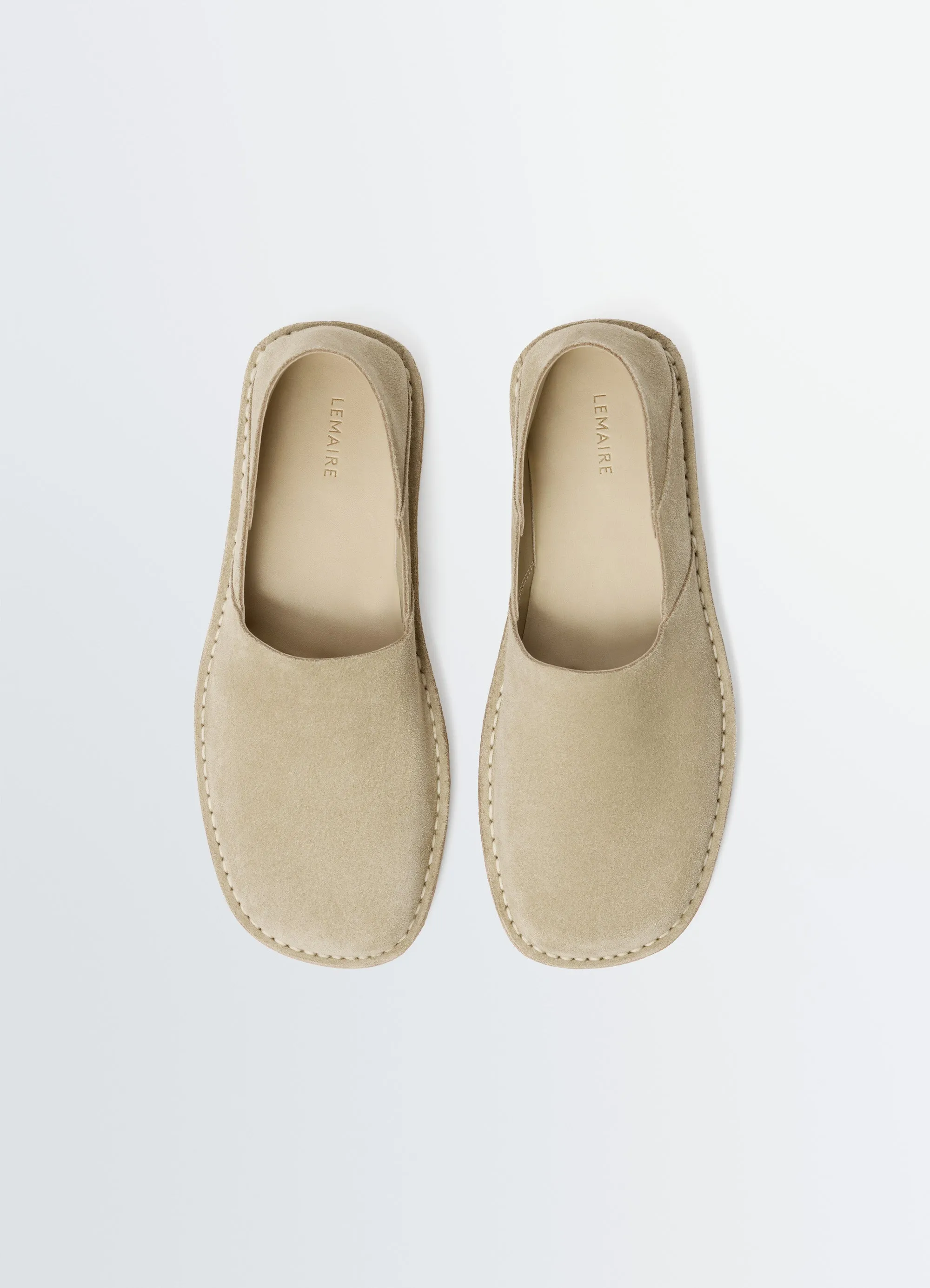 SQUARE SLIP-ON LOAFERS IN SUEDE LEATHER sold by Lemaire product image thumbnail 5