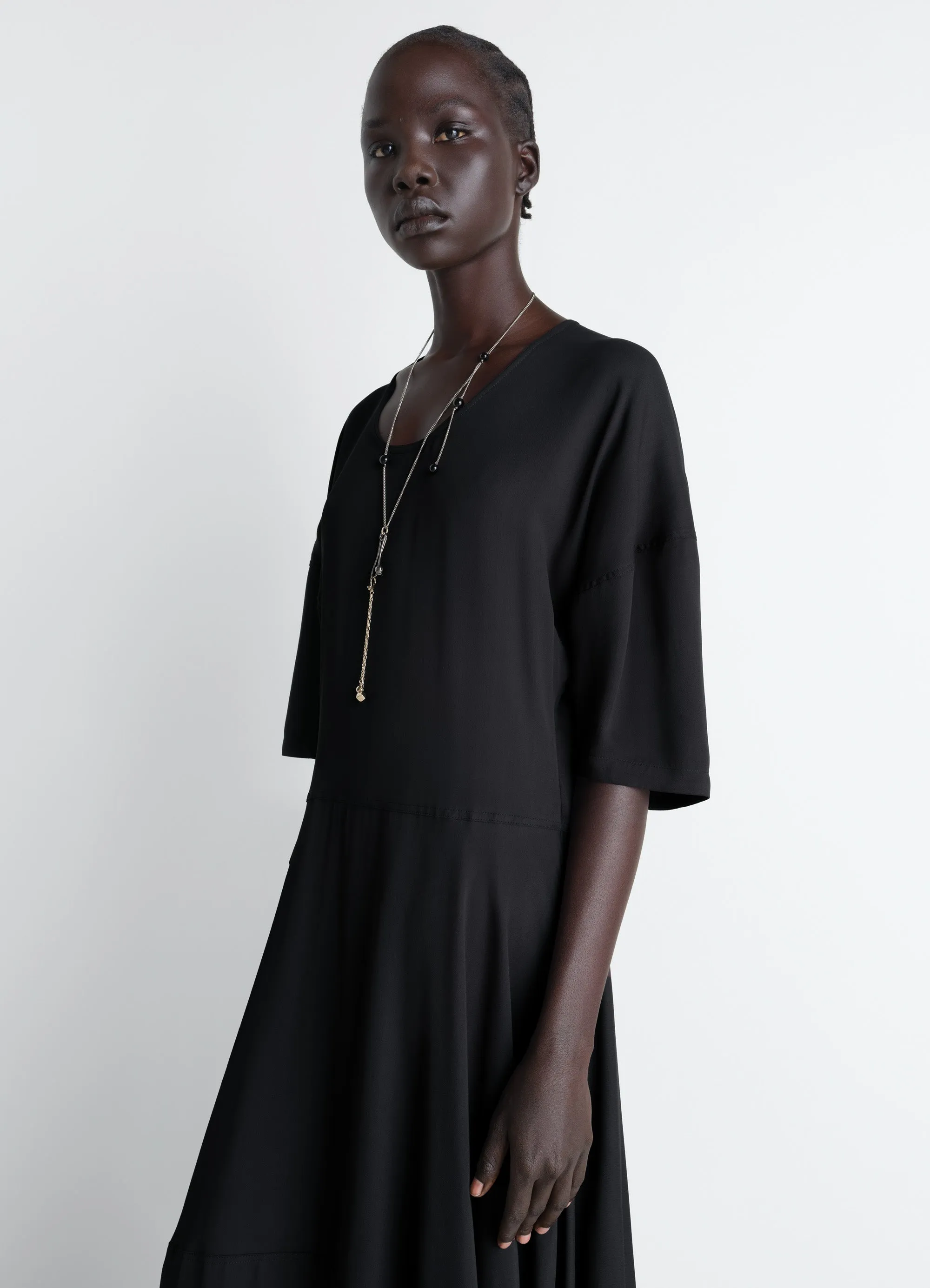 BALLOON DRESS IN CREPE DE CHINE VISCOSE sold by Lemaire product image thumbnail 2