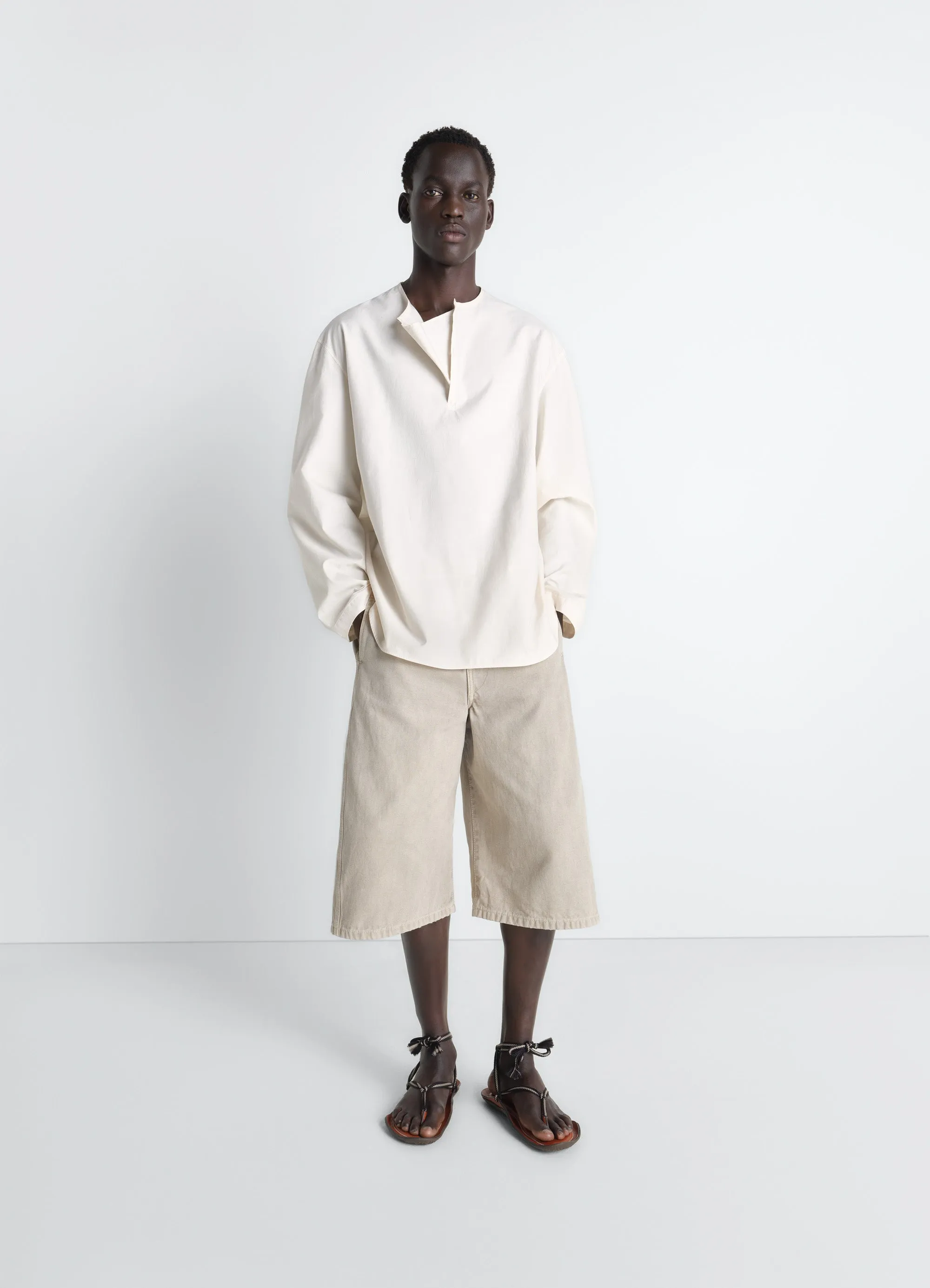 VAREUSE TOP IN WASHED COTTON SILK sold by Lemaire product image thumbnail 2