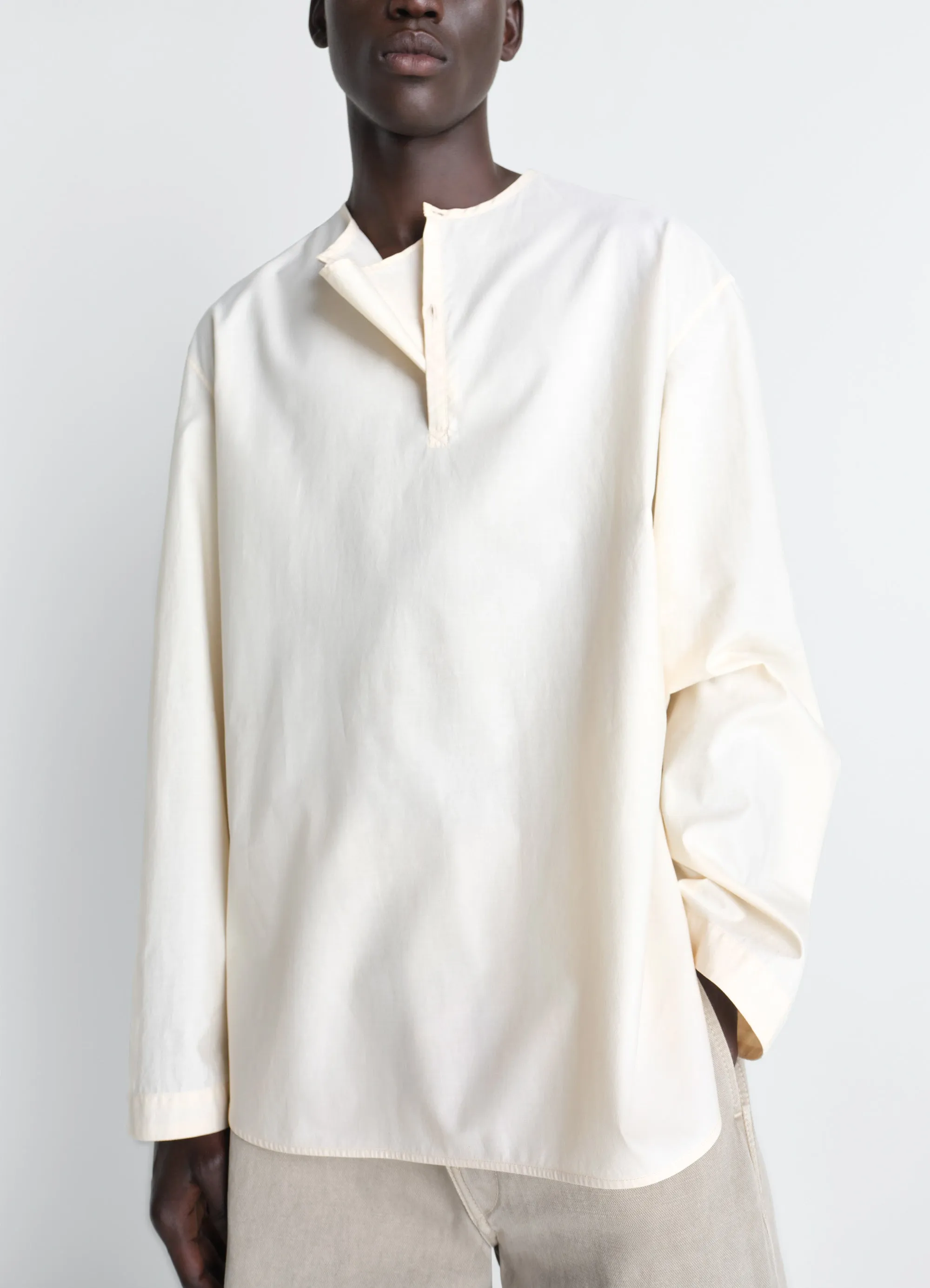 VAREUSE TOP IN WASHED COTTON SILK sold by Lemaire product image thumbnail 4